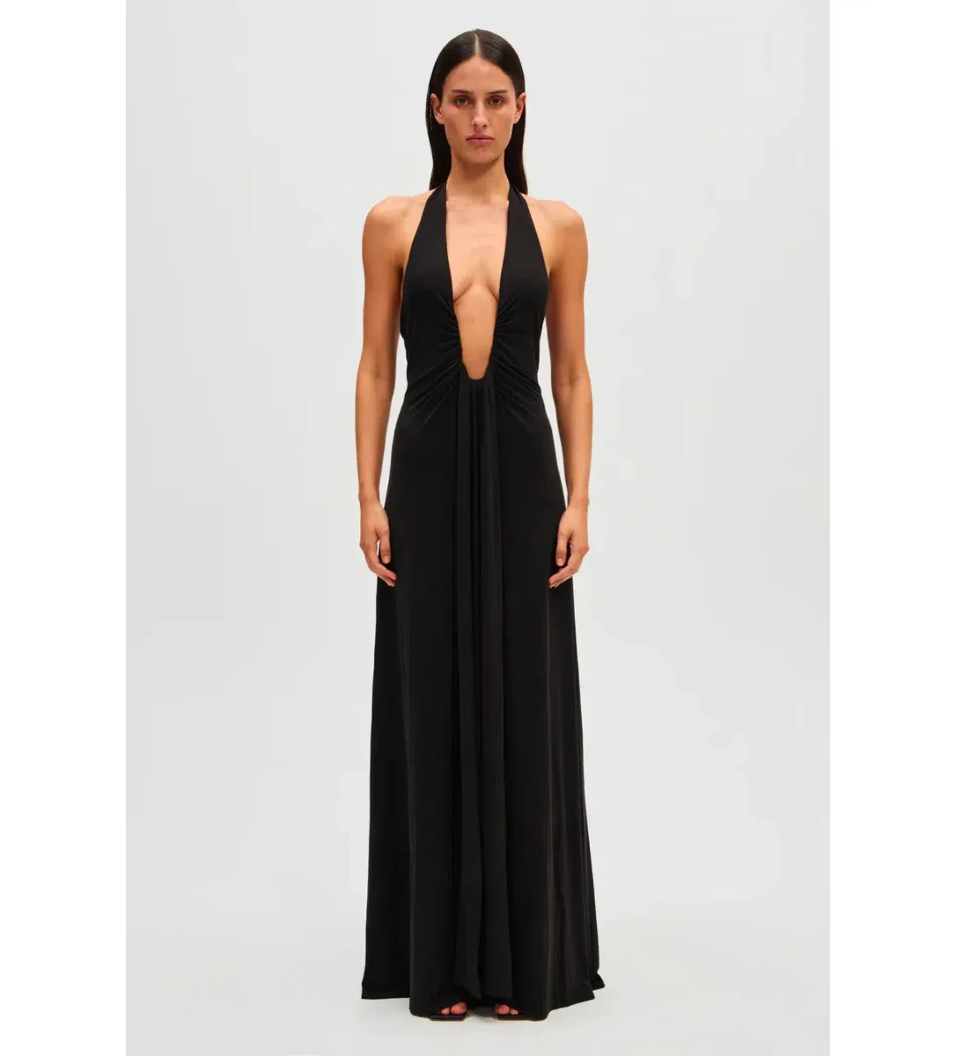 Misha Jennifer Cupro Maxi in Black Size 10 - Image 1