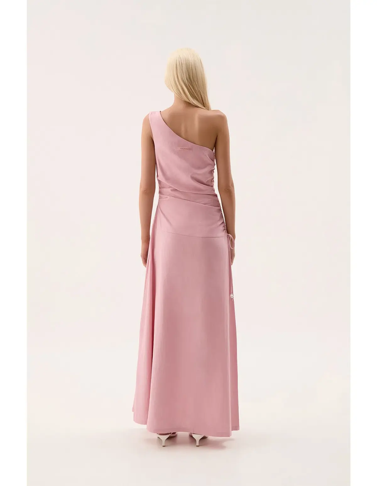 Aje Daze One Shoulder Maxi Dress in Dusty Pink Size AU 8 - Image 3