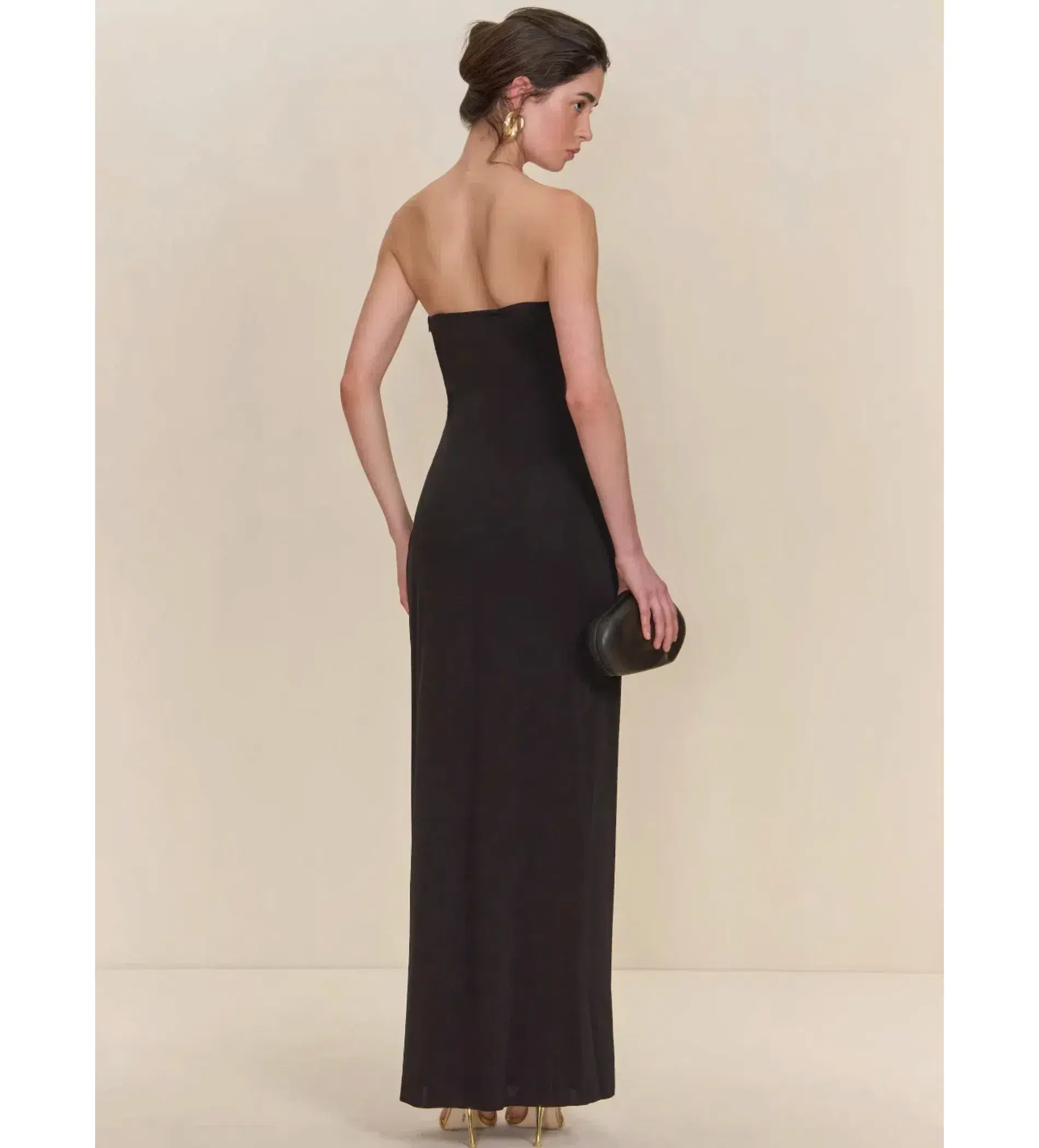 Cult Gaia Abril Gown In Black  - Image 5