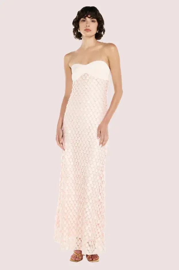 Manning Cartell Supreme Extreme Maxi Gown Rosewater Pink Size AU 10  - Image 1