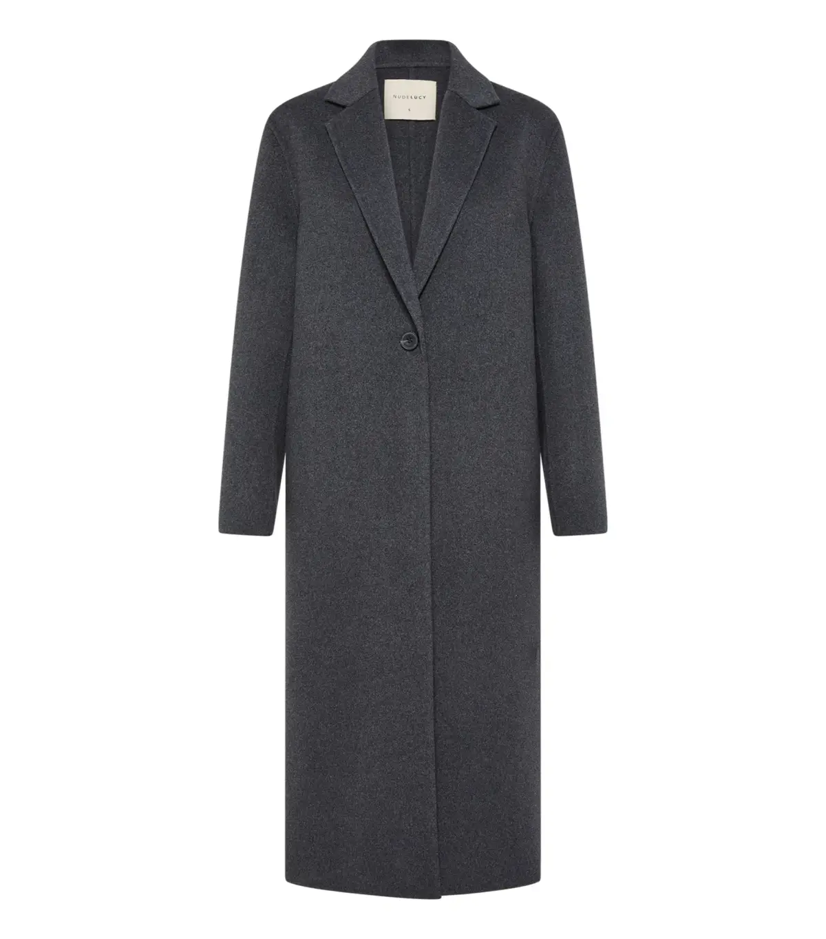 Nude Lucy Riley Wool Coat Charcoal Size XS / AU 6 - Image 4
