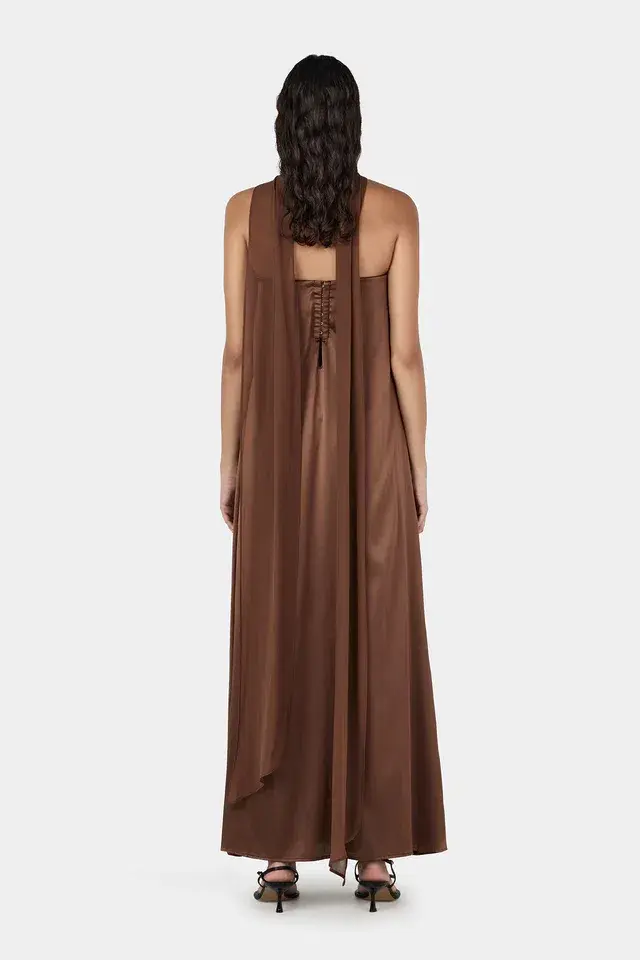 Hansen & Gretal Ischia Dress Biscuit Size S/AU 8 for rent on The Volte - main image