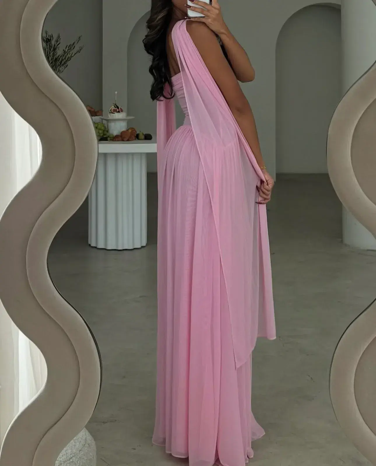 Raphaella Santana Ophelia Maxi Dress Pink Size AU8 - Image 10