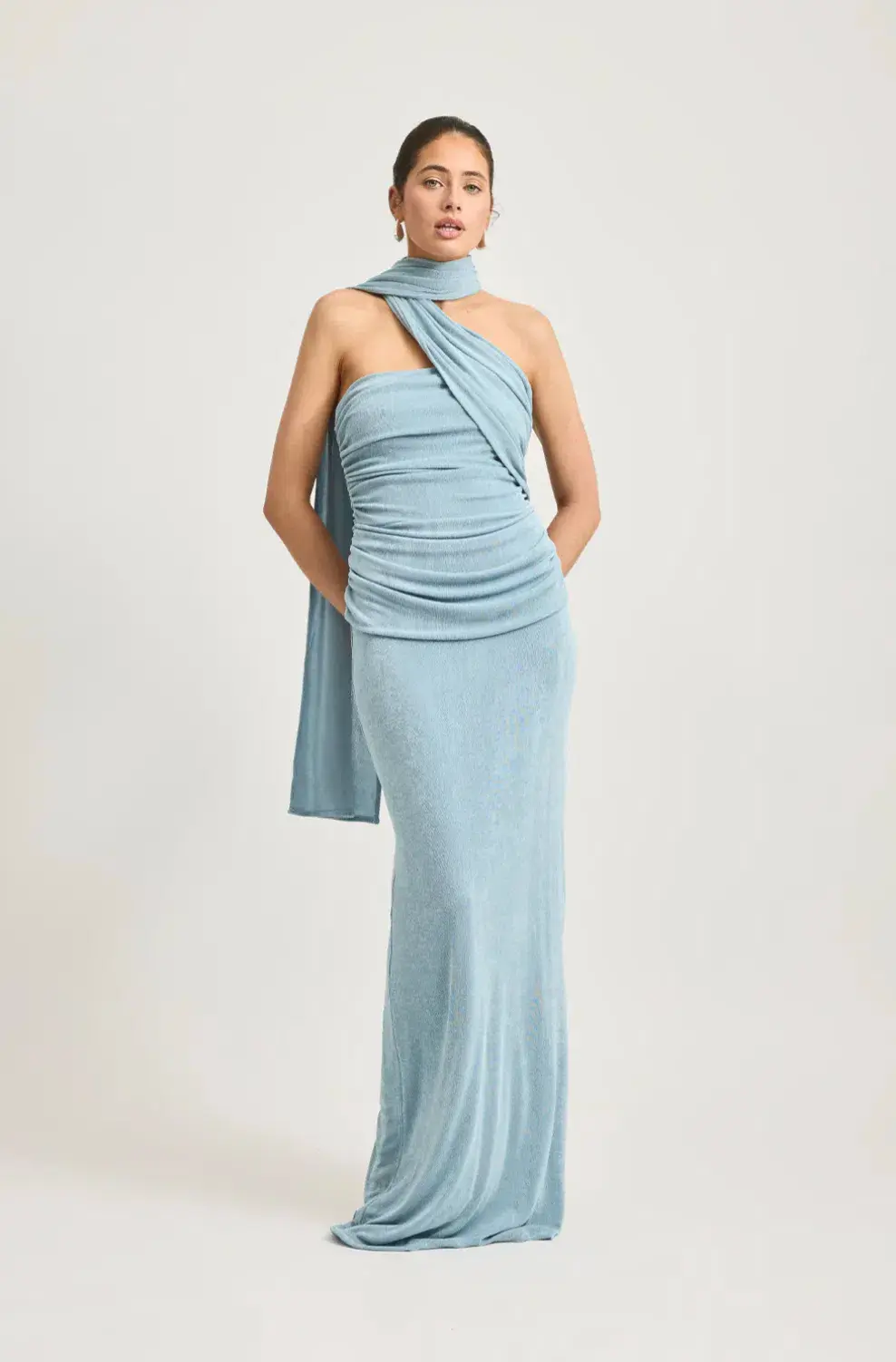 Tojha Iesha Maxi Dress Powder Blue Size S / AU 8 for rent on The Volte - main image