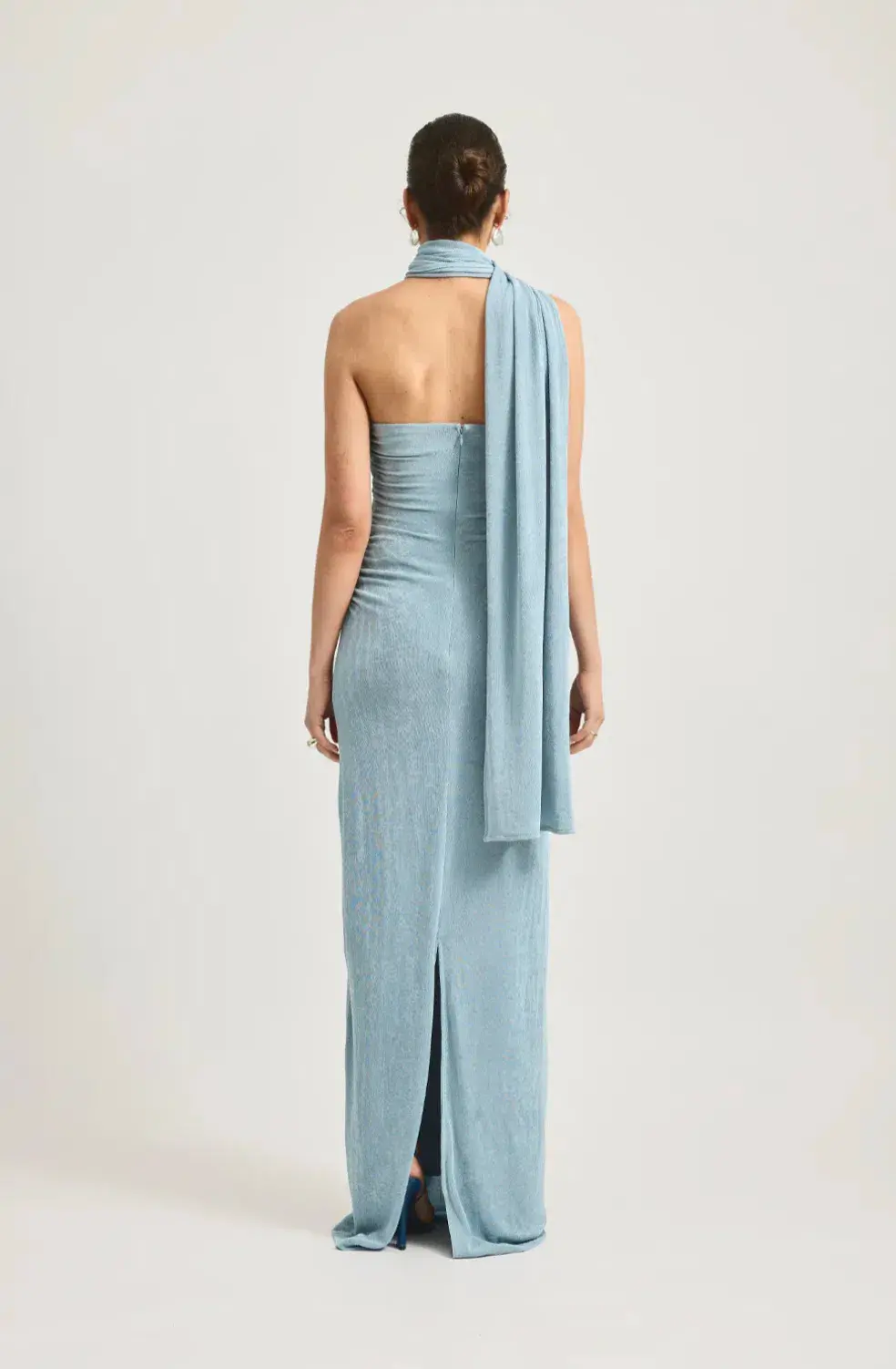 Tojha Iesha Maxi Dress Powder Blue Size S / AU 8 for rent on The Volte - main image