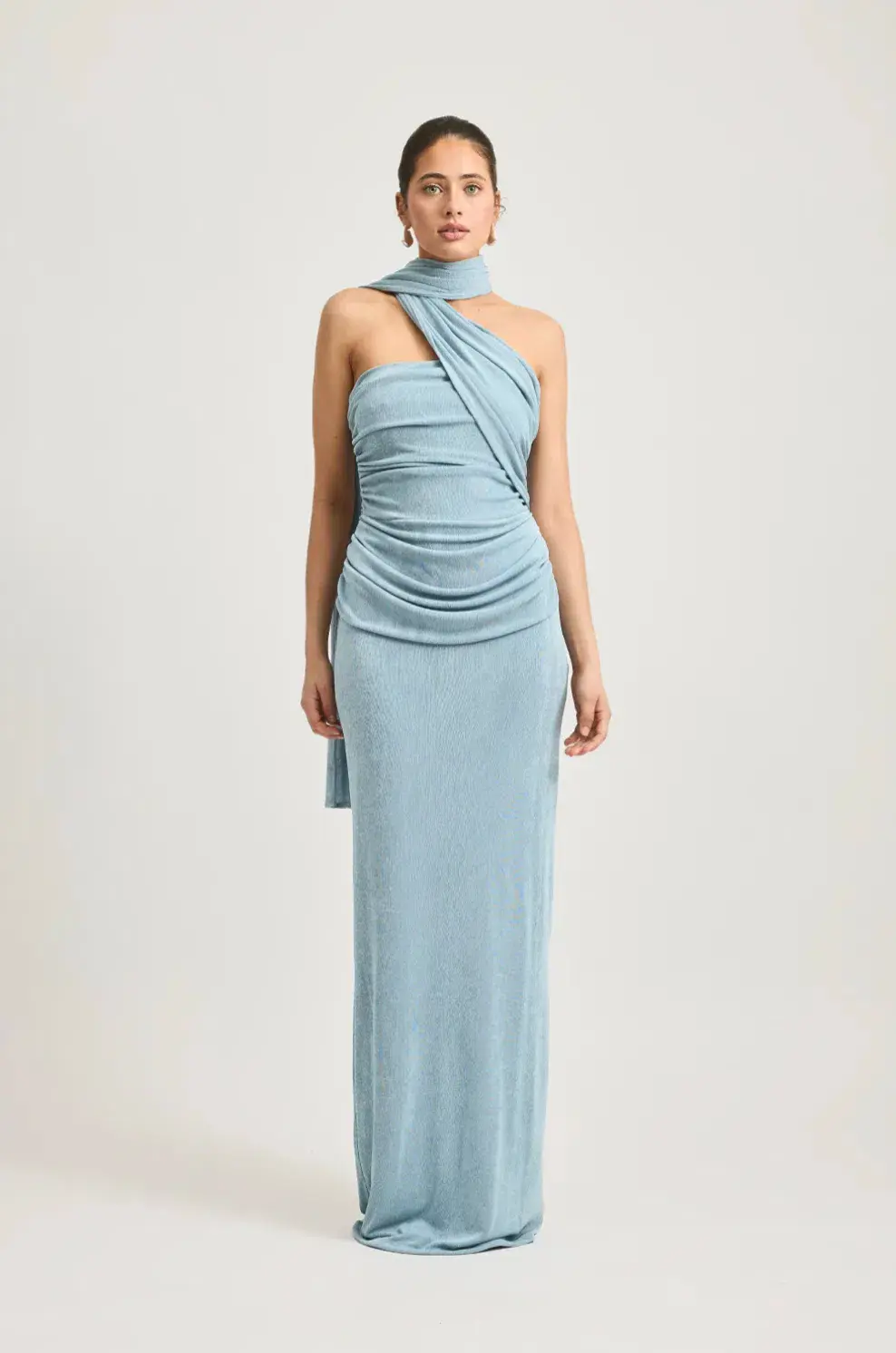 Tojha Iesha Maxi Dress Powder Blue Size S / AU 8 for rent on The Volte - main image