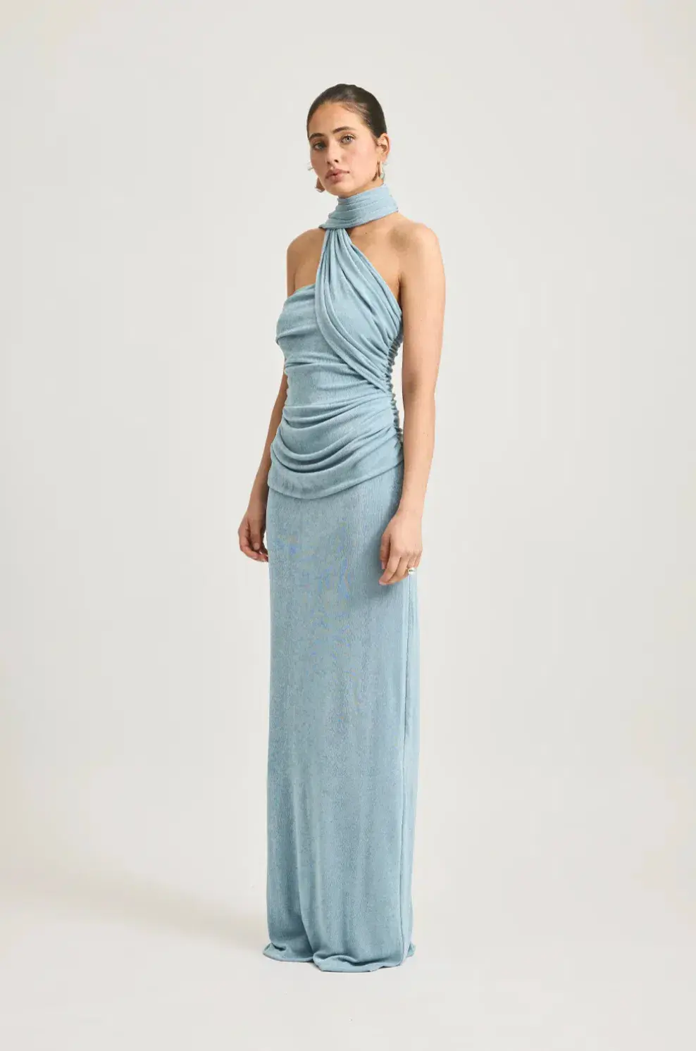 Tojha Iesha Maxi Dress Powder Blue Size S / AU 8 for rent on The Volte - main image
