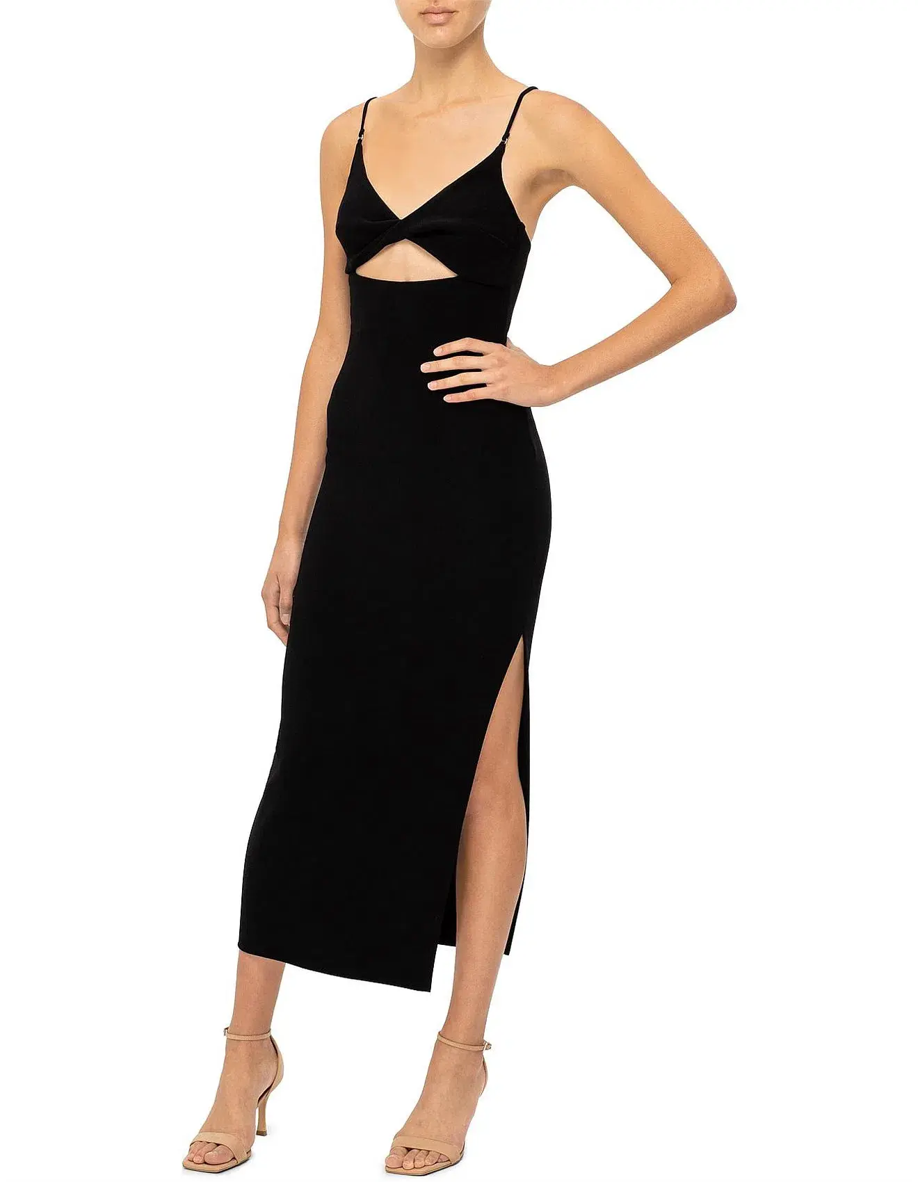 Bec & Bridge Ivy Midi Dress Black Size 10 - Image 3