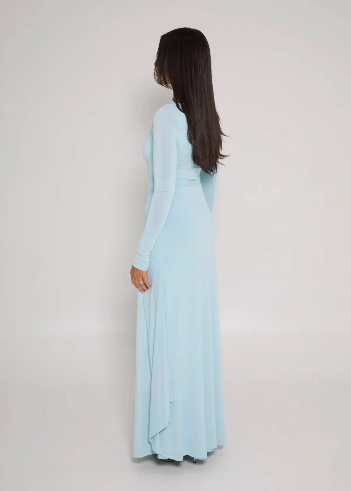 Alaía Muse Yasmin Maxi Dress Blue Size S / AU 8 - Image 4
