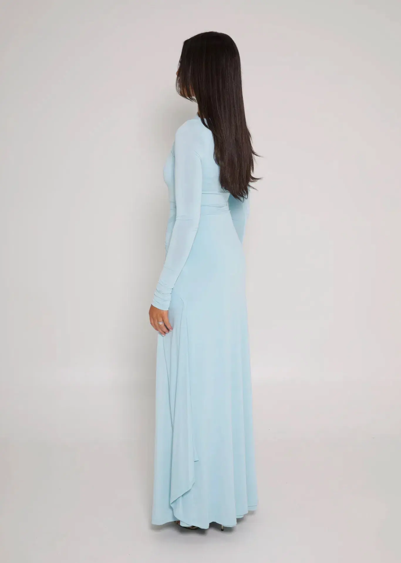 Alaía Muse Yasmin Maxi Dress Blue Size S / AU 8 - Image 4