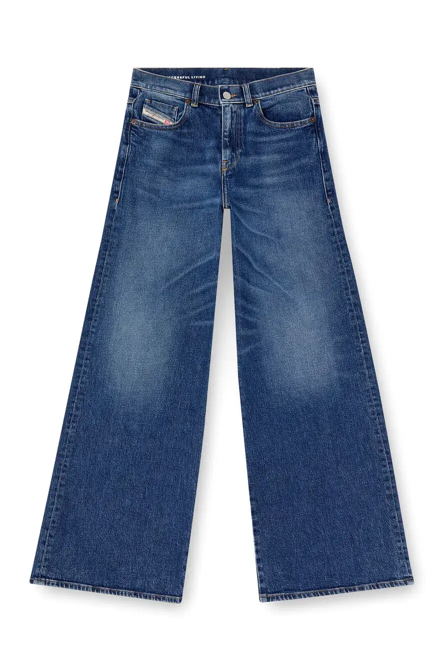 Diesel 1978 D-Akemi Blue Trousers Size 12/M - Image 5