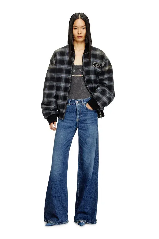 Diesel 1978 D-Akemi Blue Trousers Size 12/M - Image 4