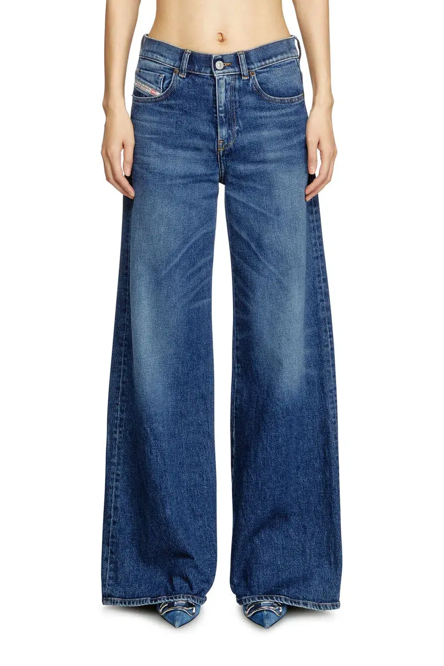 Diesel 1978 D-Akemi Blue Trousers Size 12/M - Image 1