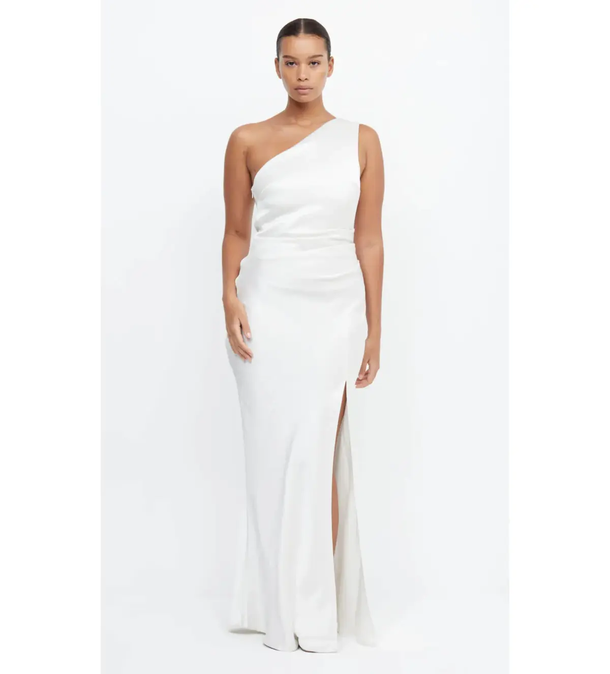 Bec & Bridge The Dreamer Asym Maxi Dress in Ivory Size 12 - Image 1