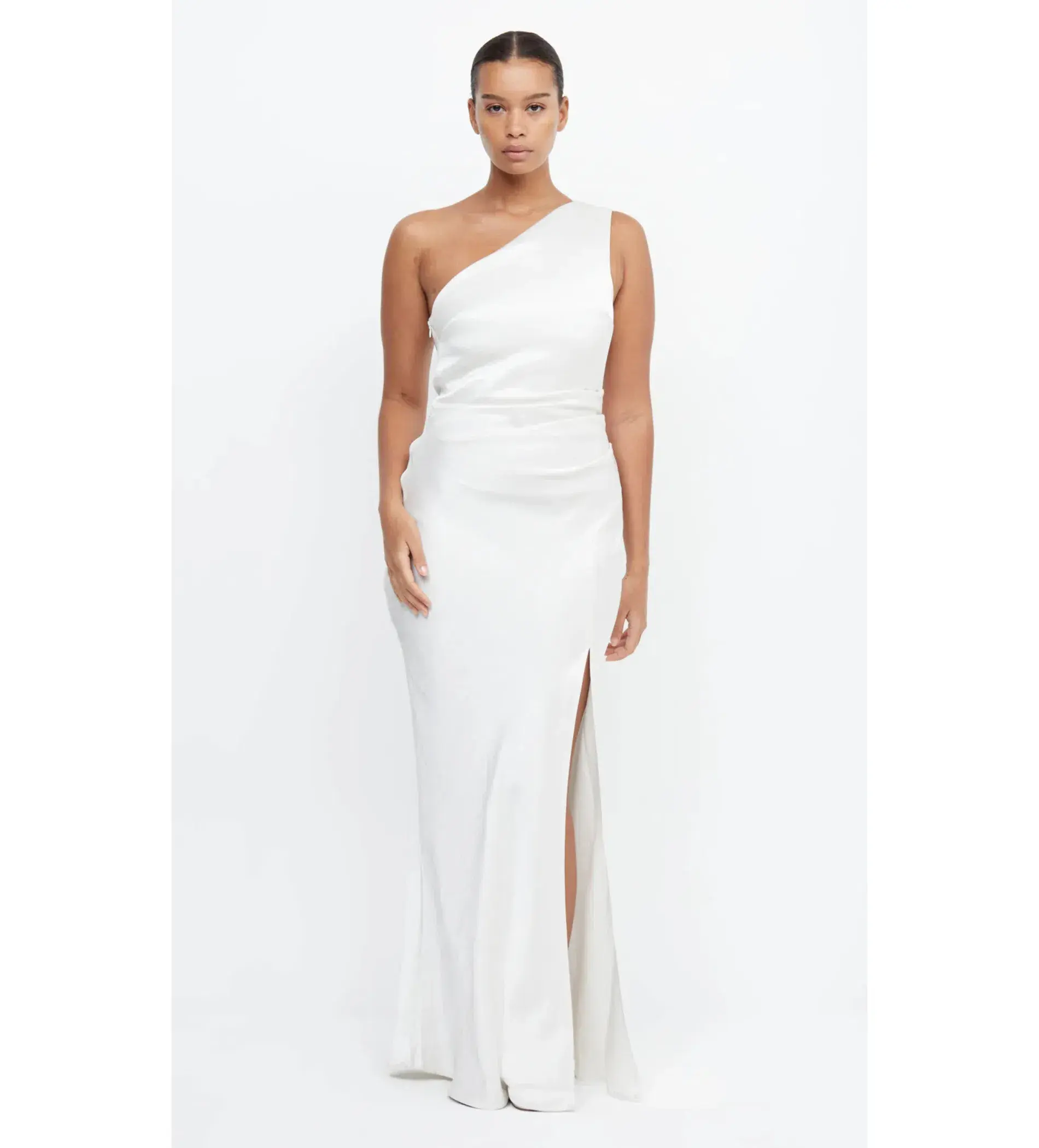 Bec & Bridge The Dreamer Asym Maxi Dress in Ivory Size 12 - Image 1
