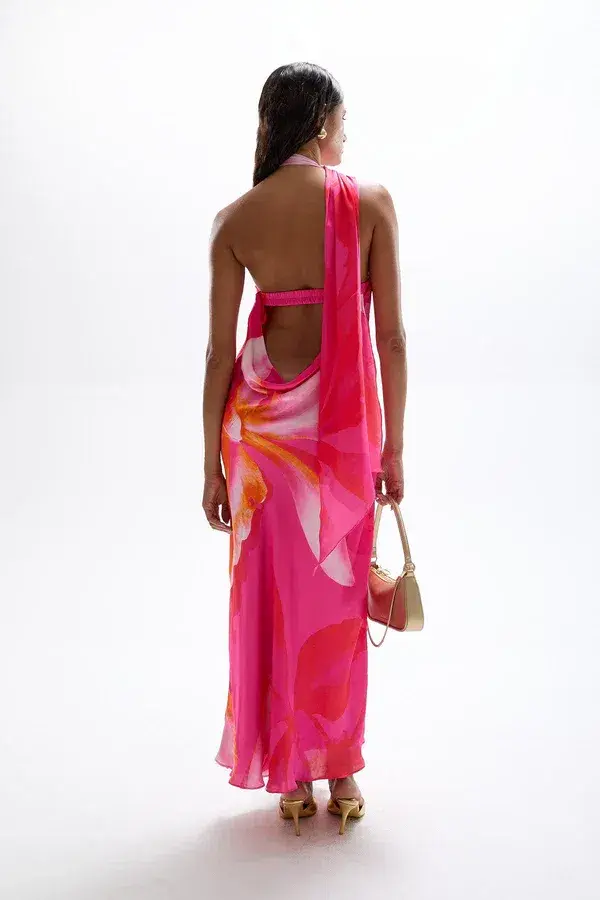 Cin Cin Hera Maxi Dress Wildflower Size 4 - Image 2