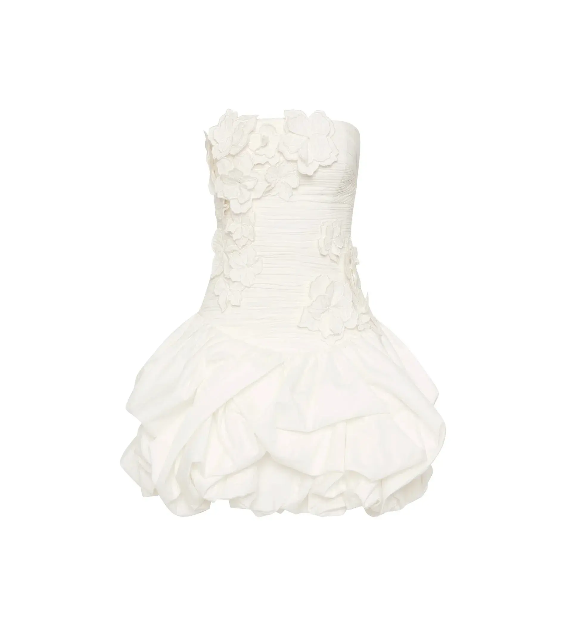 Aje Splendour Mini Dress In Ivory Size 8 - Image 4