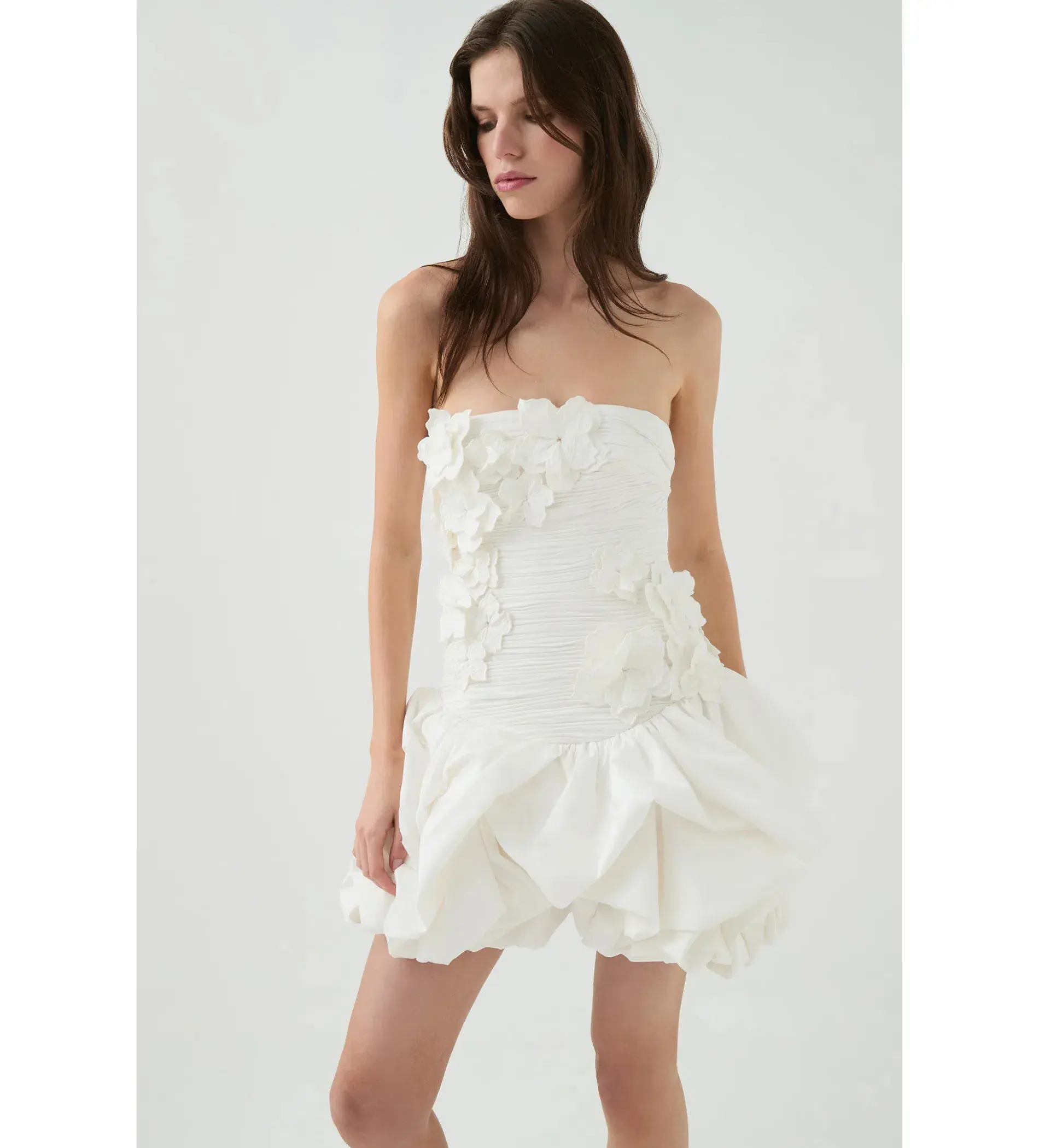 Aje Splendour Mini Dress In Ivory Size 8 - Image 2