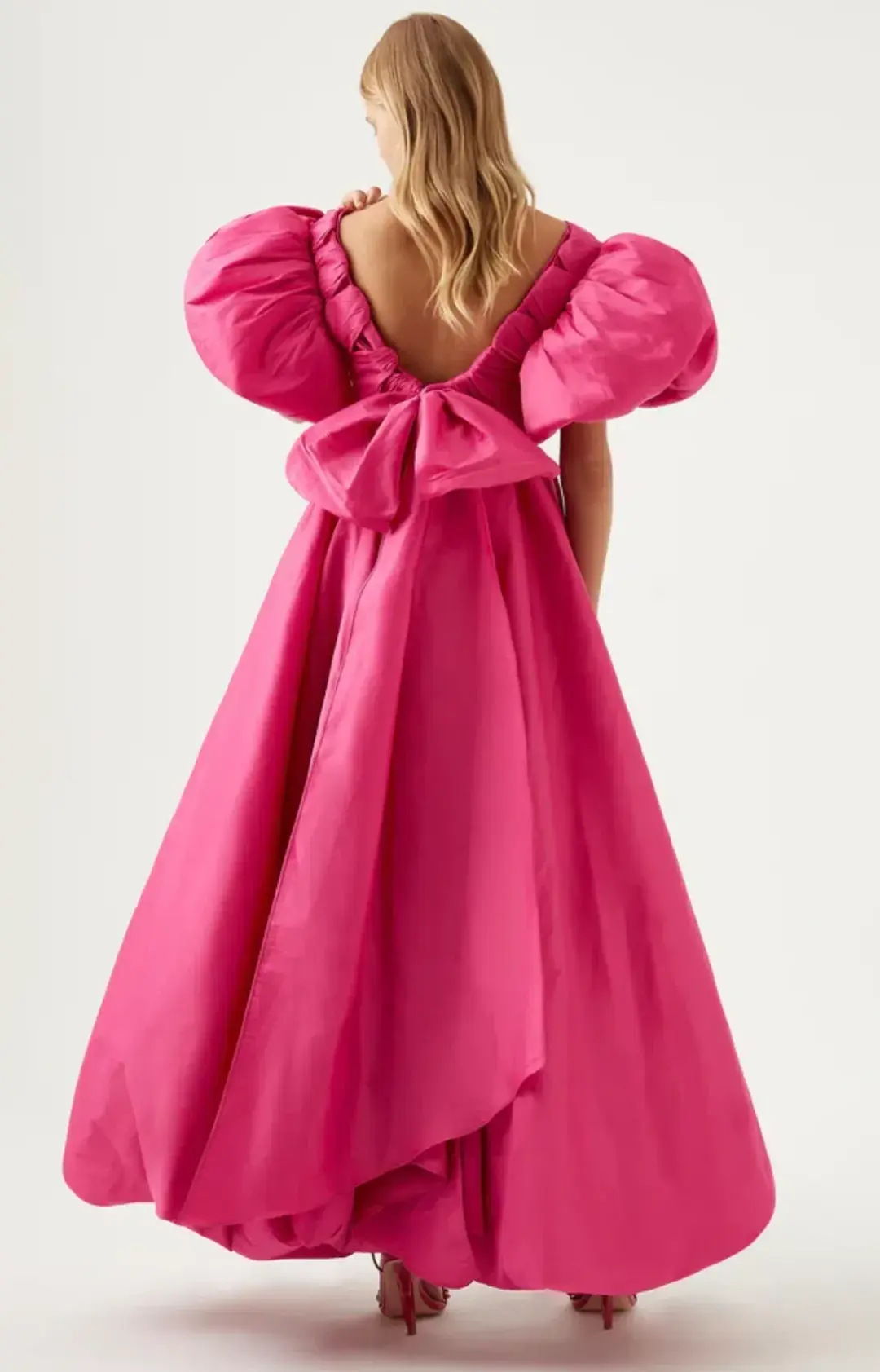 Aje Manifestation Gown Fuchsia Size 10 for rent on The Volte - main image