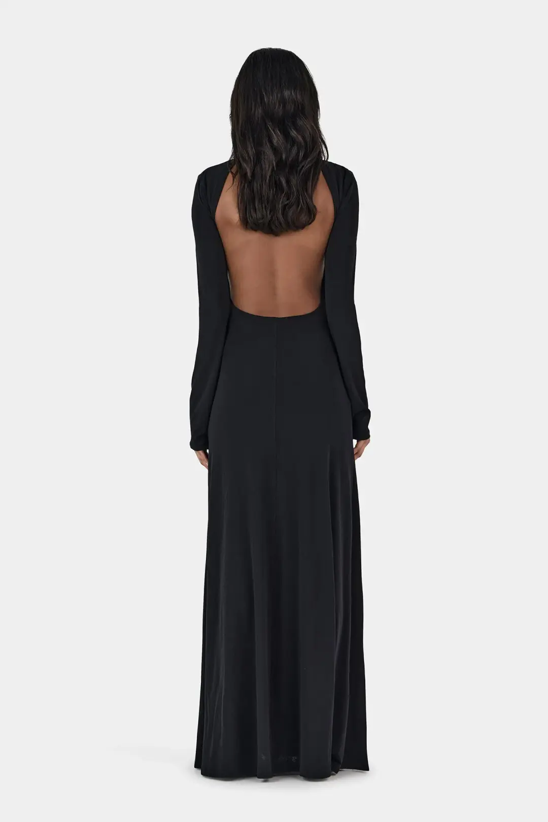 Hansen and Gretel Daphne Maxi Dress Black Size 10 for rent on The Volte - main image