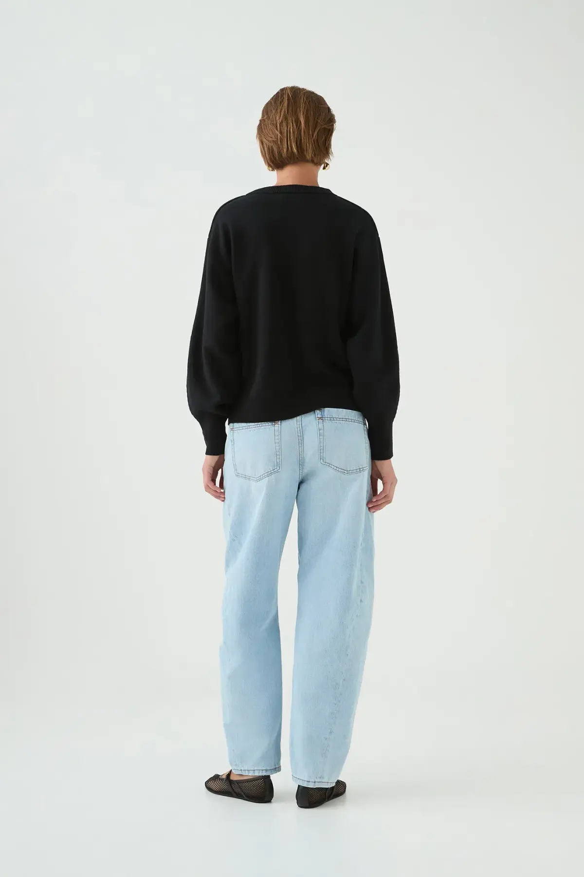 Arden Logo Knit Black Ivory Size AU  - Image 5