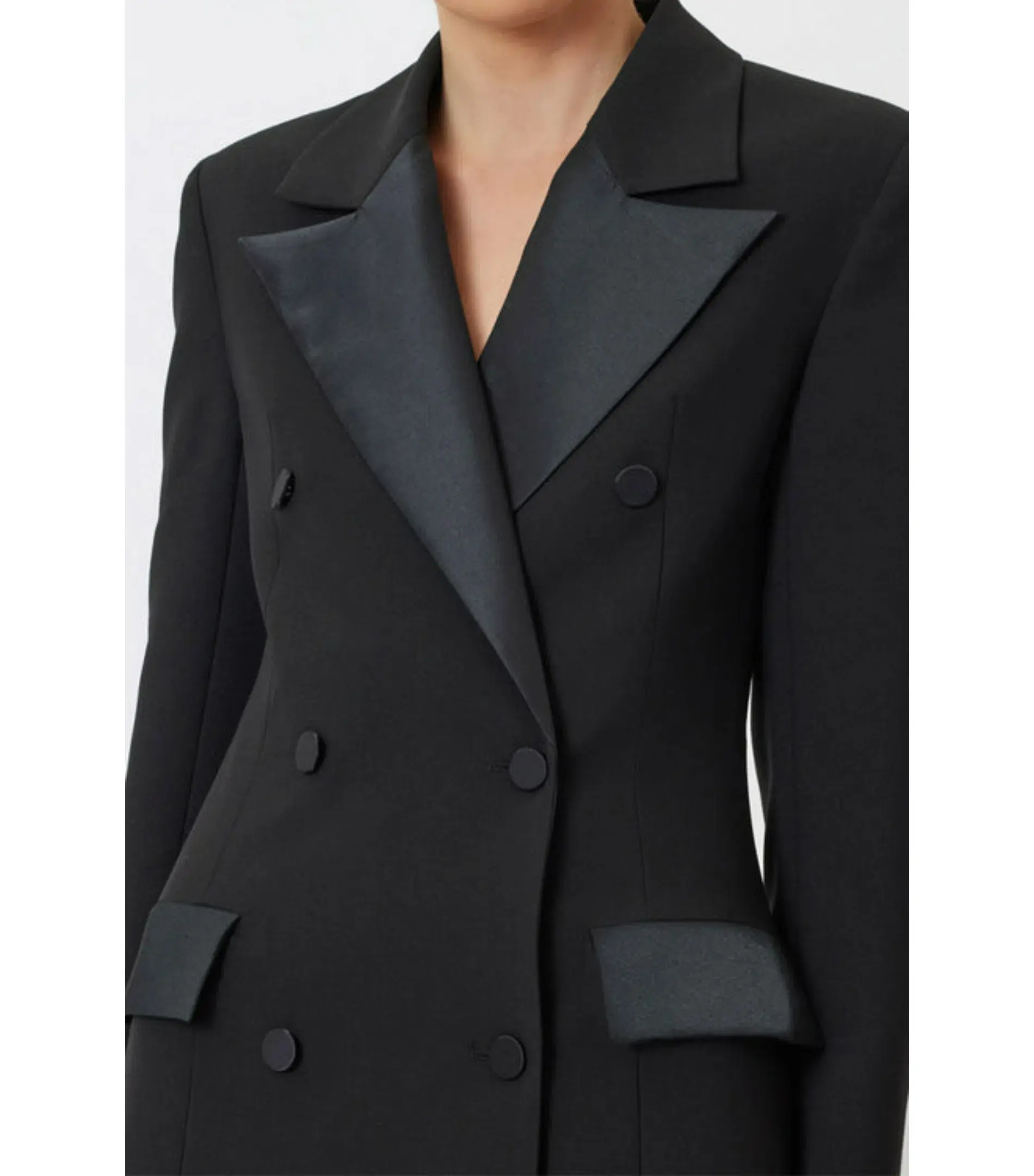 Bianca & Bridgett Larina Blazer Mini Dress Black Size 12/XL  - Image 2