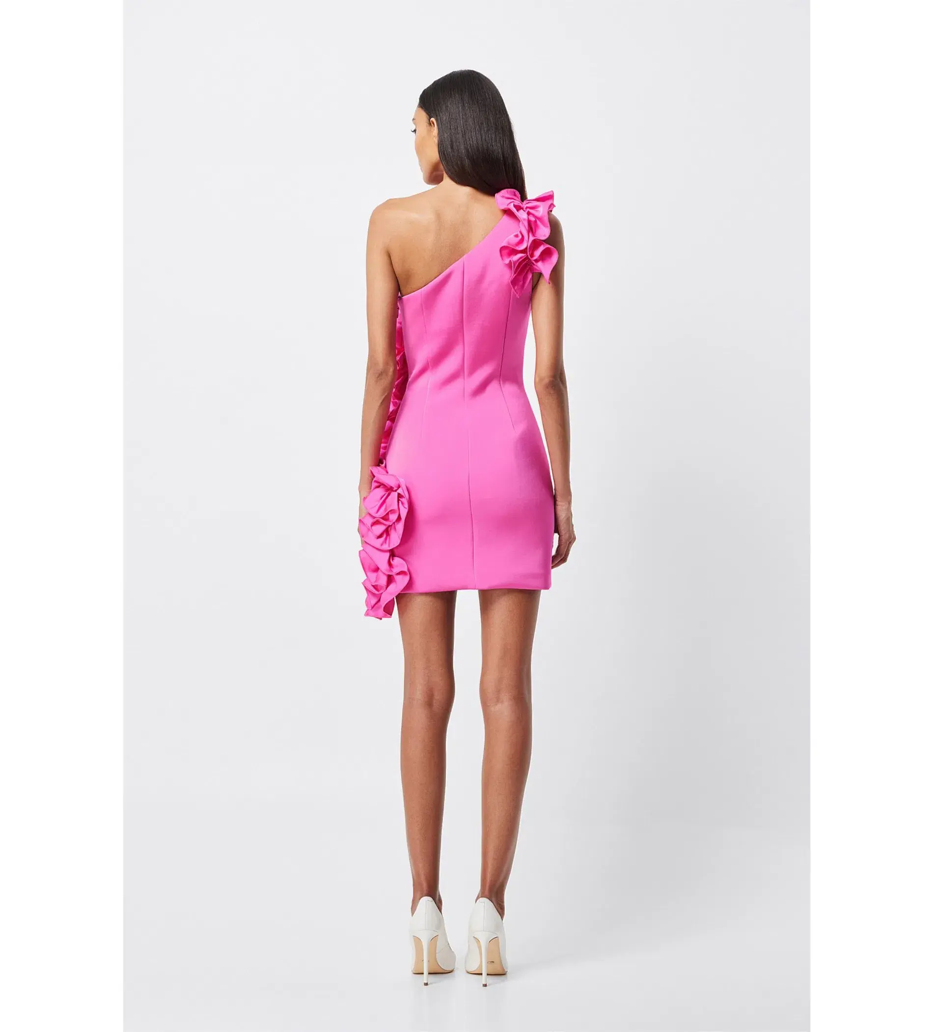 Mossman Revelations Mini Dress Fuchsia Size 14 - Image 2