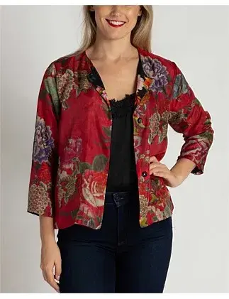 Johnny Was Ruby Jacket - Ryuu Vintage Size 12/L for rent on The Volte - main image