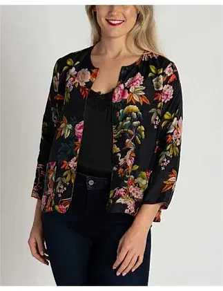 Johnny Was Ruby Jacket - Ryuu Vintage Size 12/L for rent on The Volte - main image