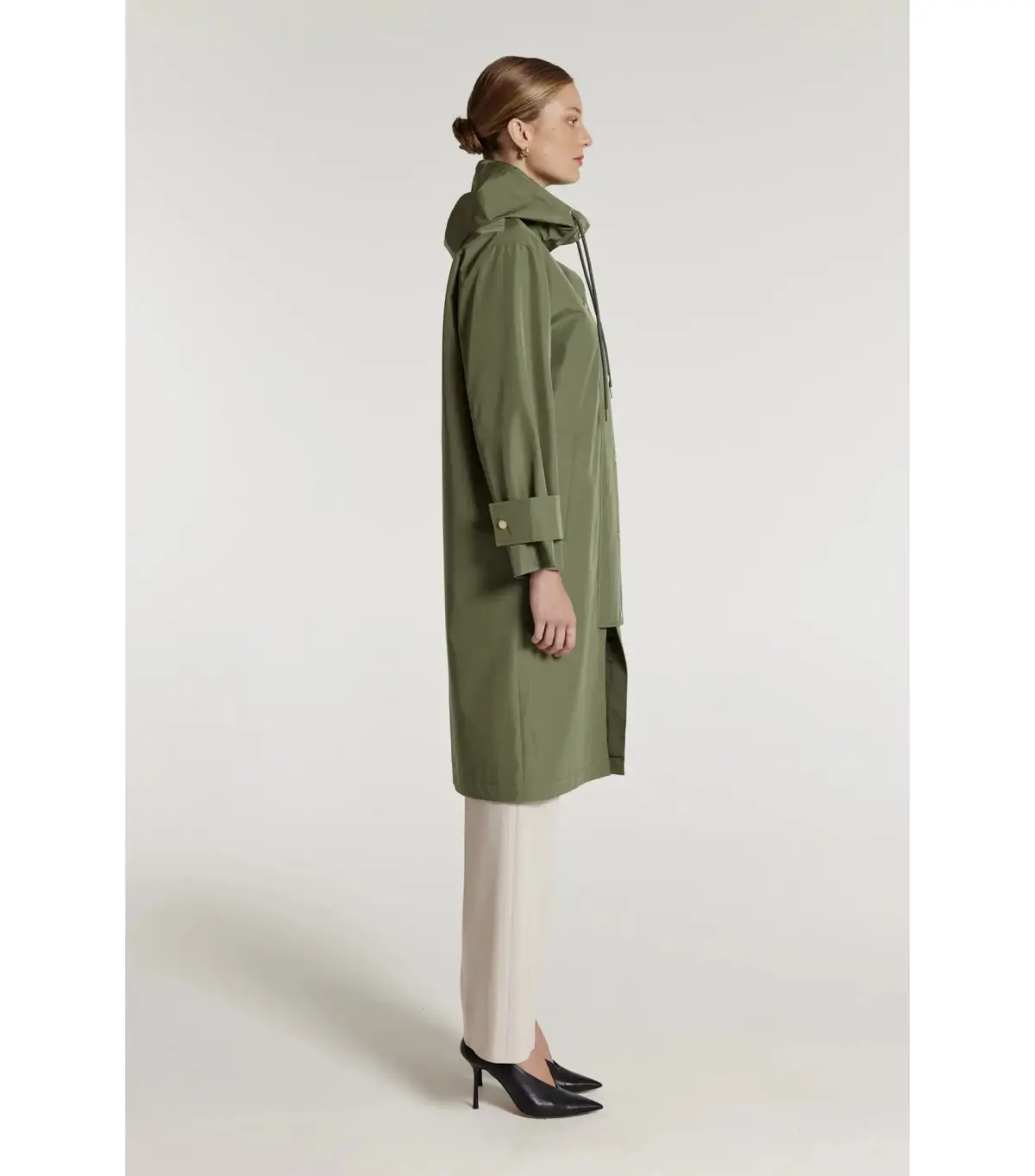 Perri Cutten Highlands Raincoat Moss Size  - Image 3