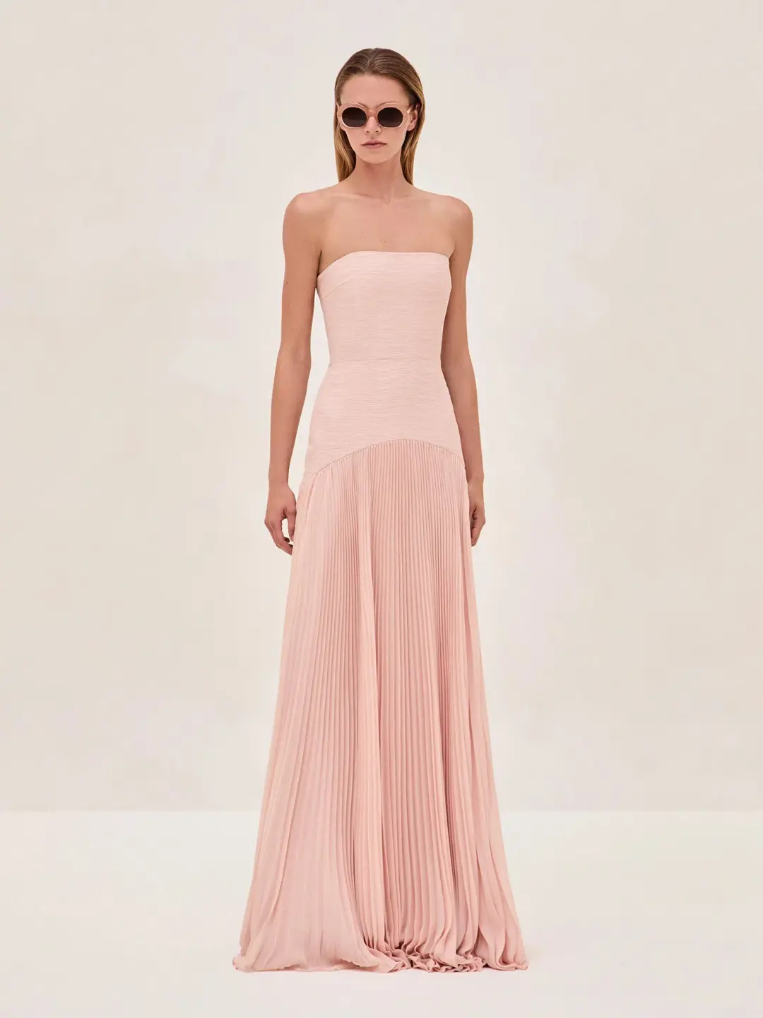 Alexis Sunniva Floor Length Dress in Pink Size XS / AU 6 for rent on The Volte - main image