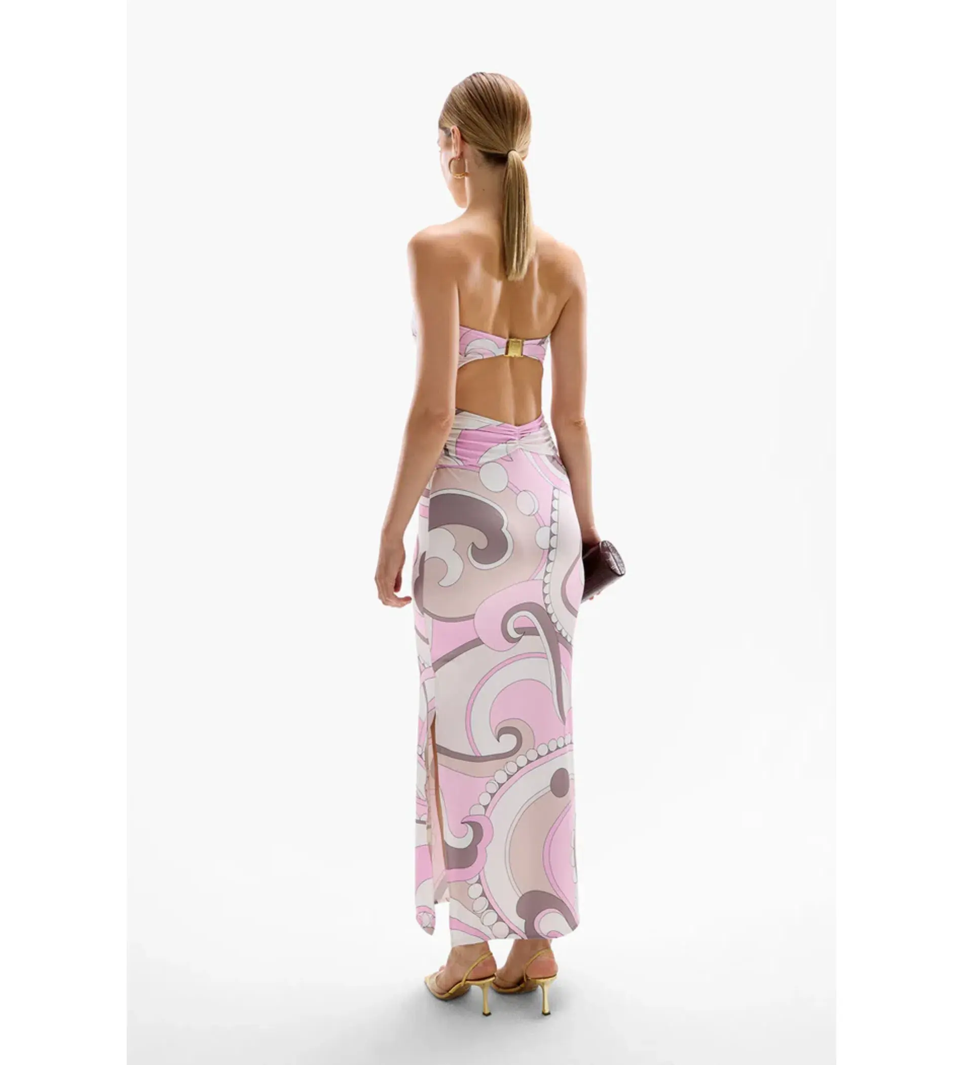 Cin Cin Rome Orchid Maxi Dress in Antibes Print Size L / AU 12 - Image 4