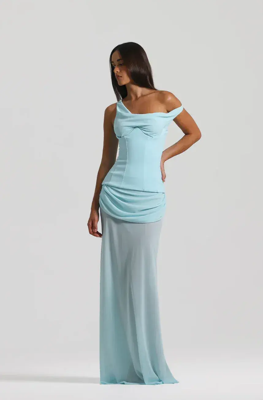 Natalie Rolt Cadence Gown Blue Size AU 8 - Image 1