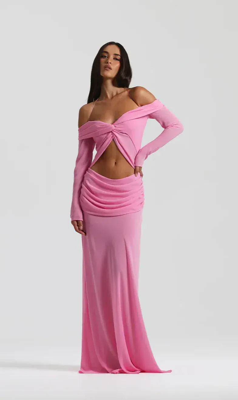 Natalie Rolt Emily Gown Pink Size 6 - Image 1