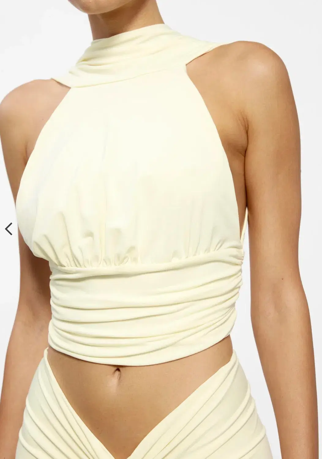 Effie Kats Cassidy Top with Kayson Skirt in Lemon Size 8 - Image 5