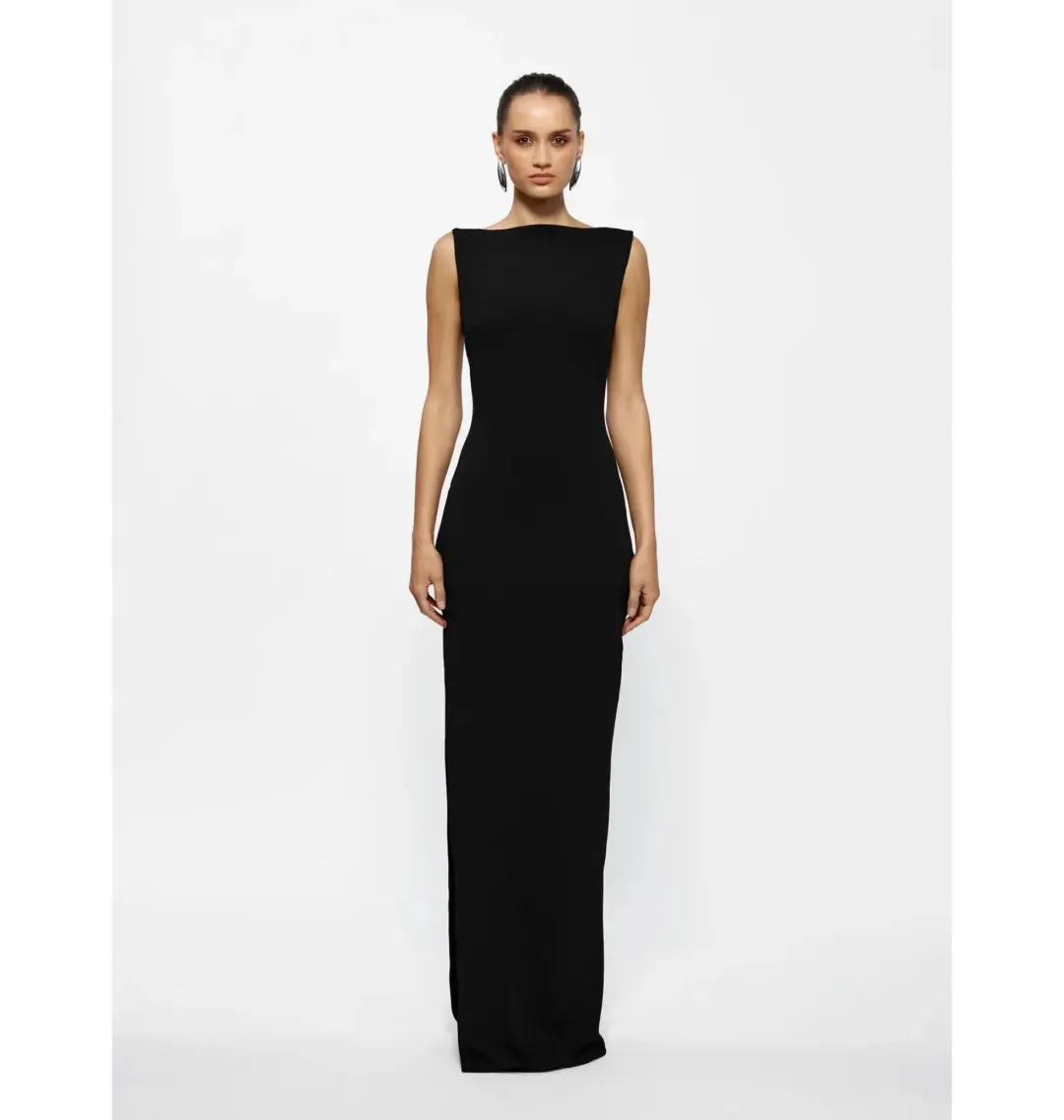 Effie Kats Aisha Maxi Gown Black Size S / AU 8 for rent on The Volte - main image