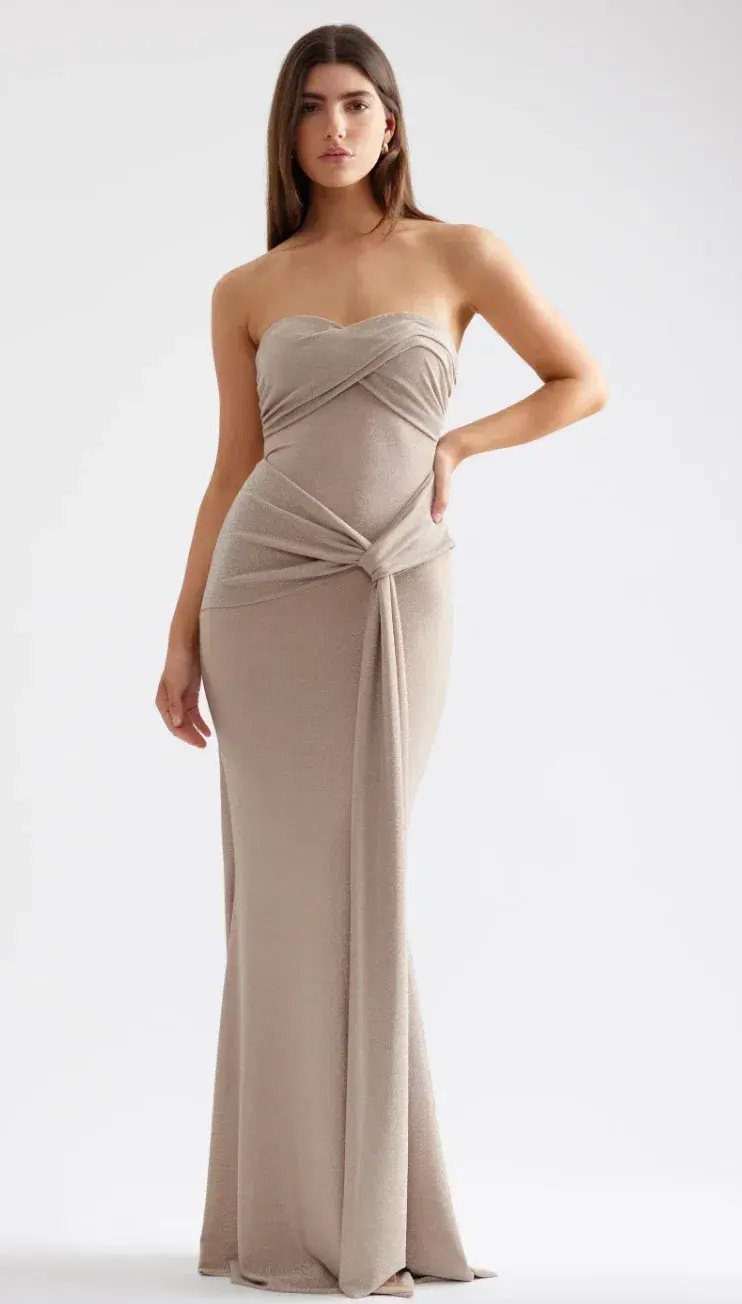 Tiffany Dress Lexi Studio Champagne Size 10 - Image 1