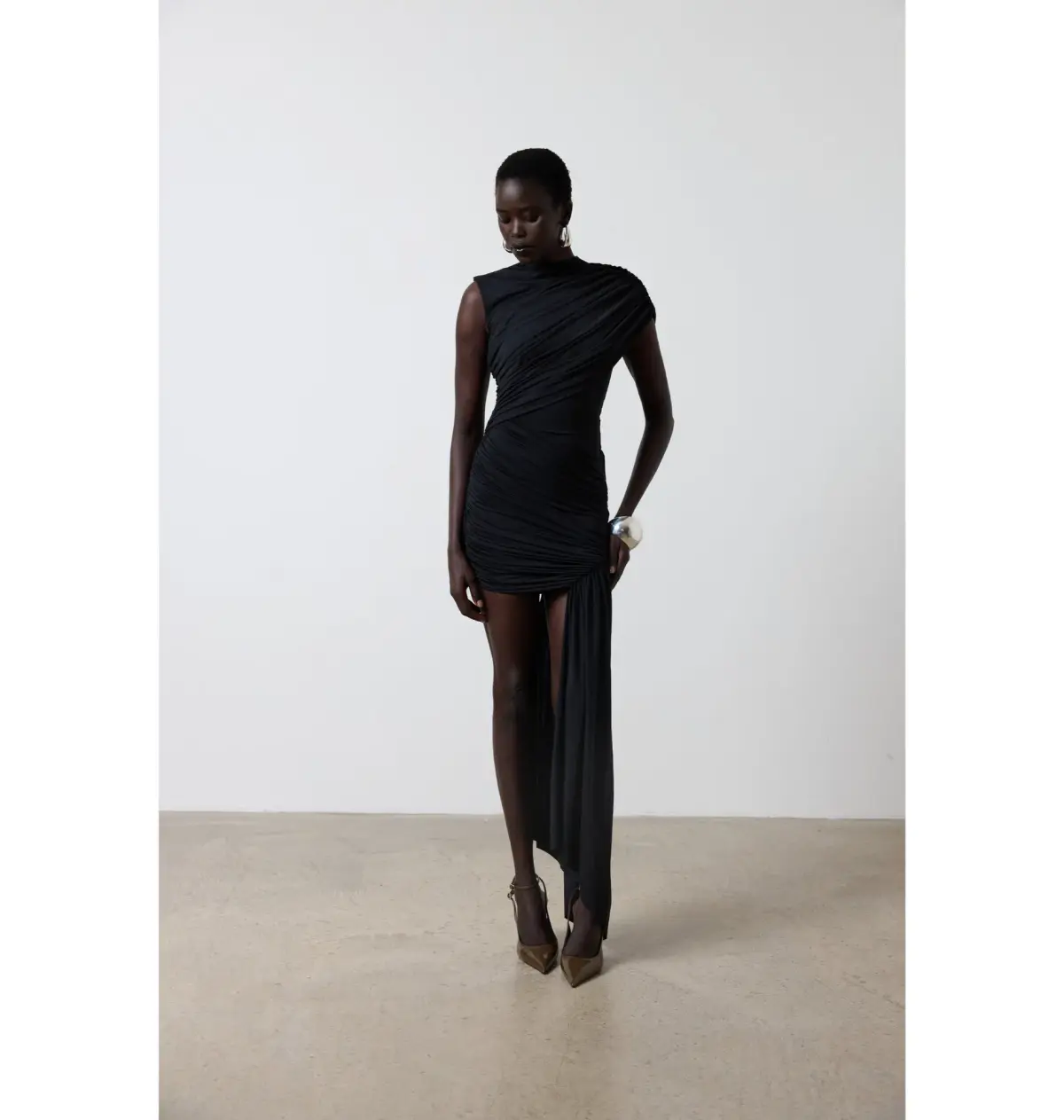 De La Vali Ravenna Mini Dress Black Size 10 - Image 1