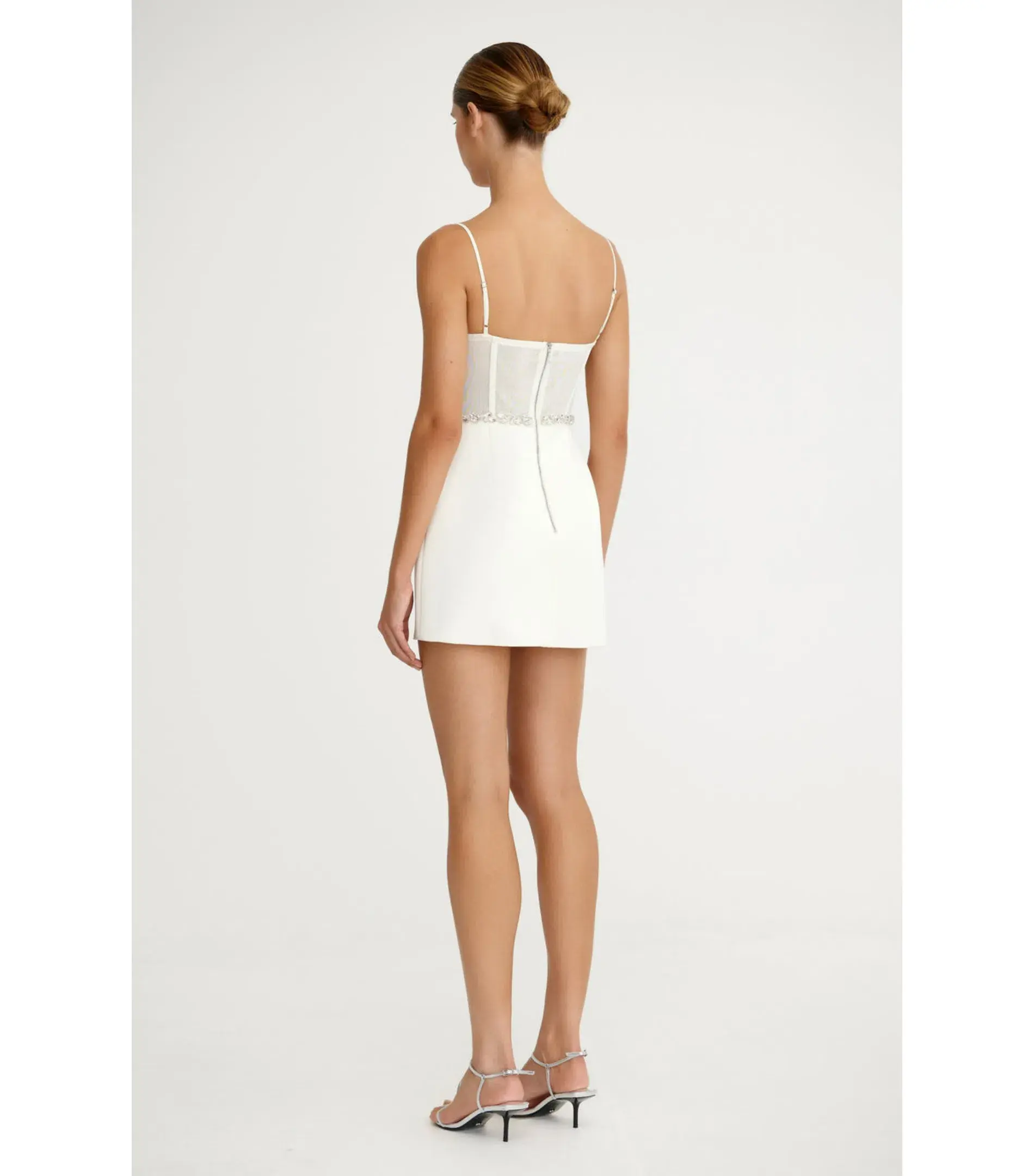 Significant Other Kimberley Micro Mini Dress Ivory Size AU 12 - Image 2