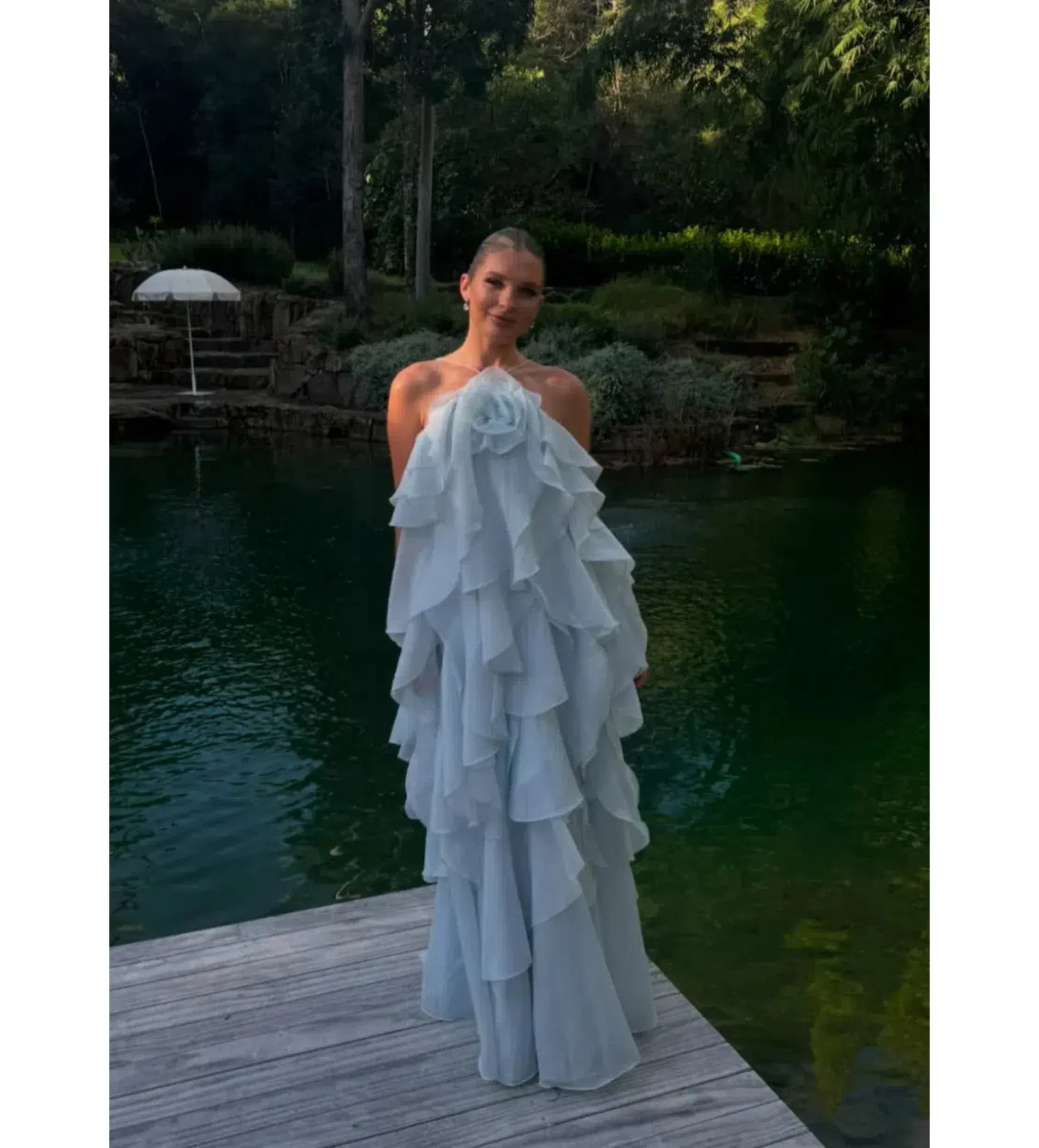 Aje Pandorea Layered Maxi Dress size 8  - Image 1