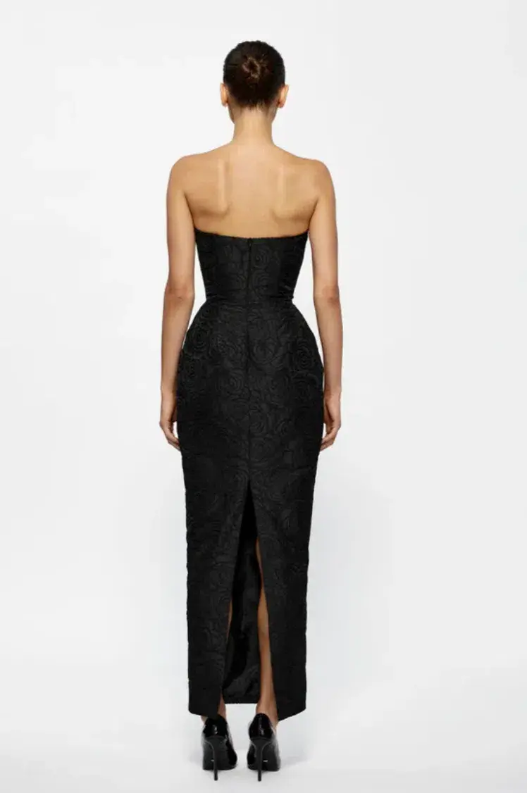Effie Kats Kiera Dress Midi Black Size AU 10  - Image 2