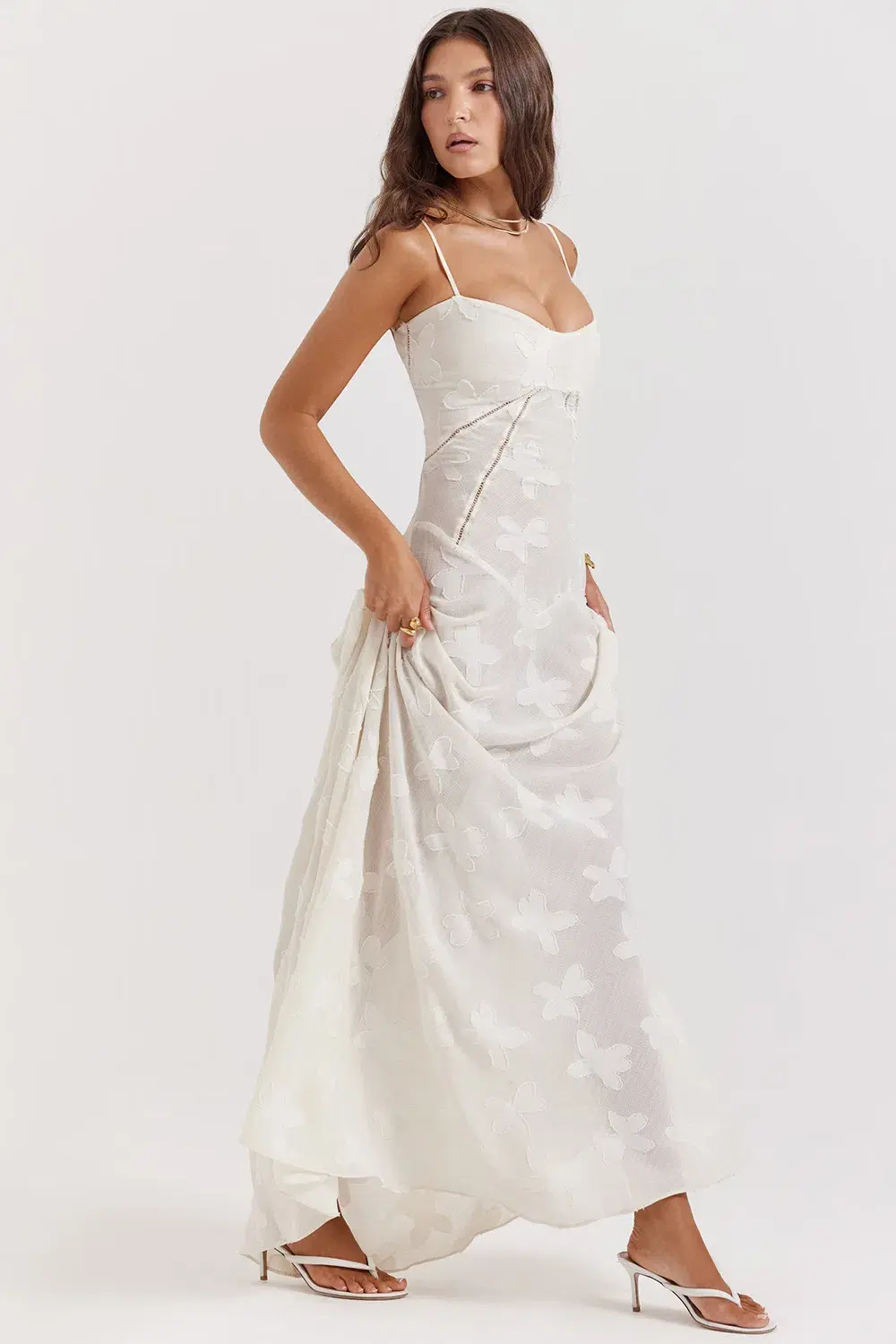 House of CB Seren Maxi Dress White Size XS / AU 6 - Image 7