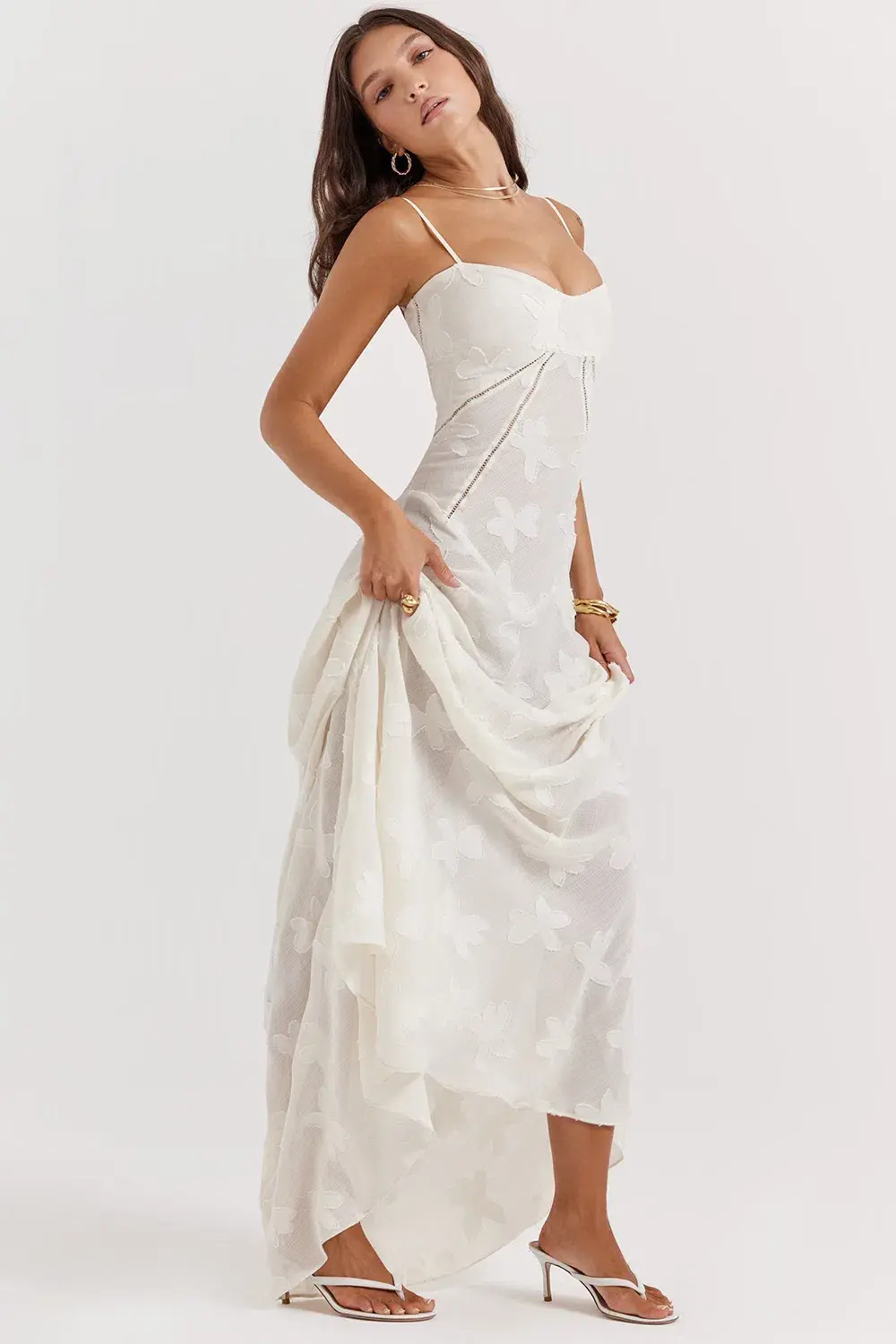 House of CB Seren Maxi Dress White Size XS / AU 6 - Image 5