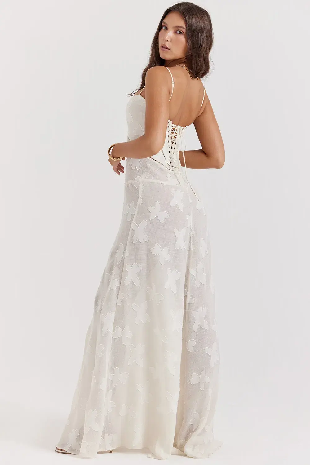 House of CB Seren Maxi Dress White Size XS / AU 6 - Image 6