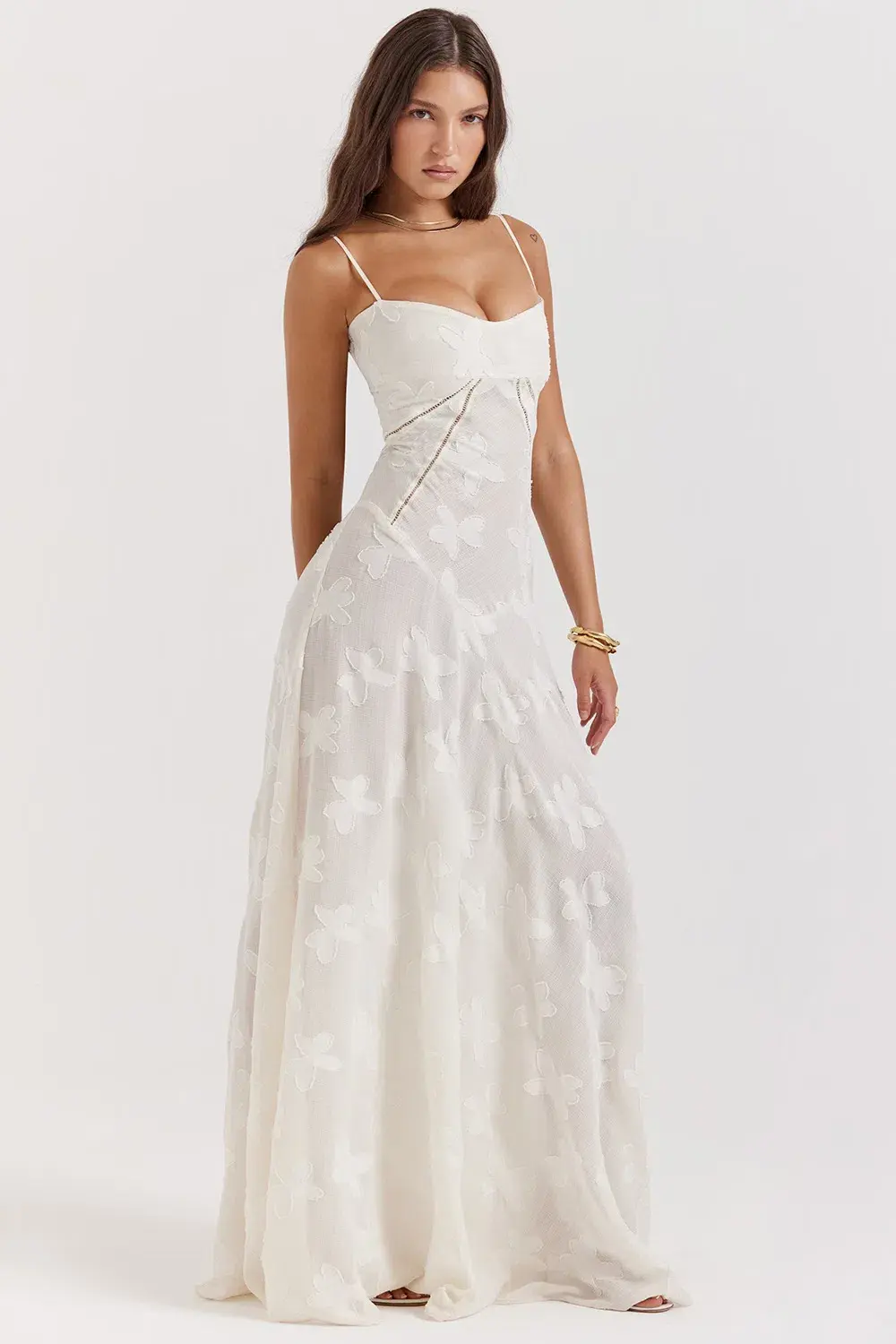 House of CB Seren Maxi Dress White Size XS / AU 6 - Image 2