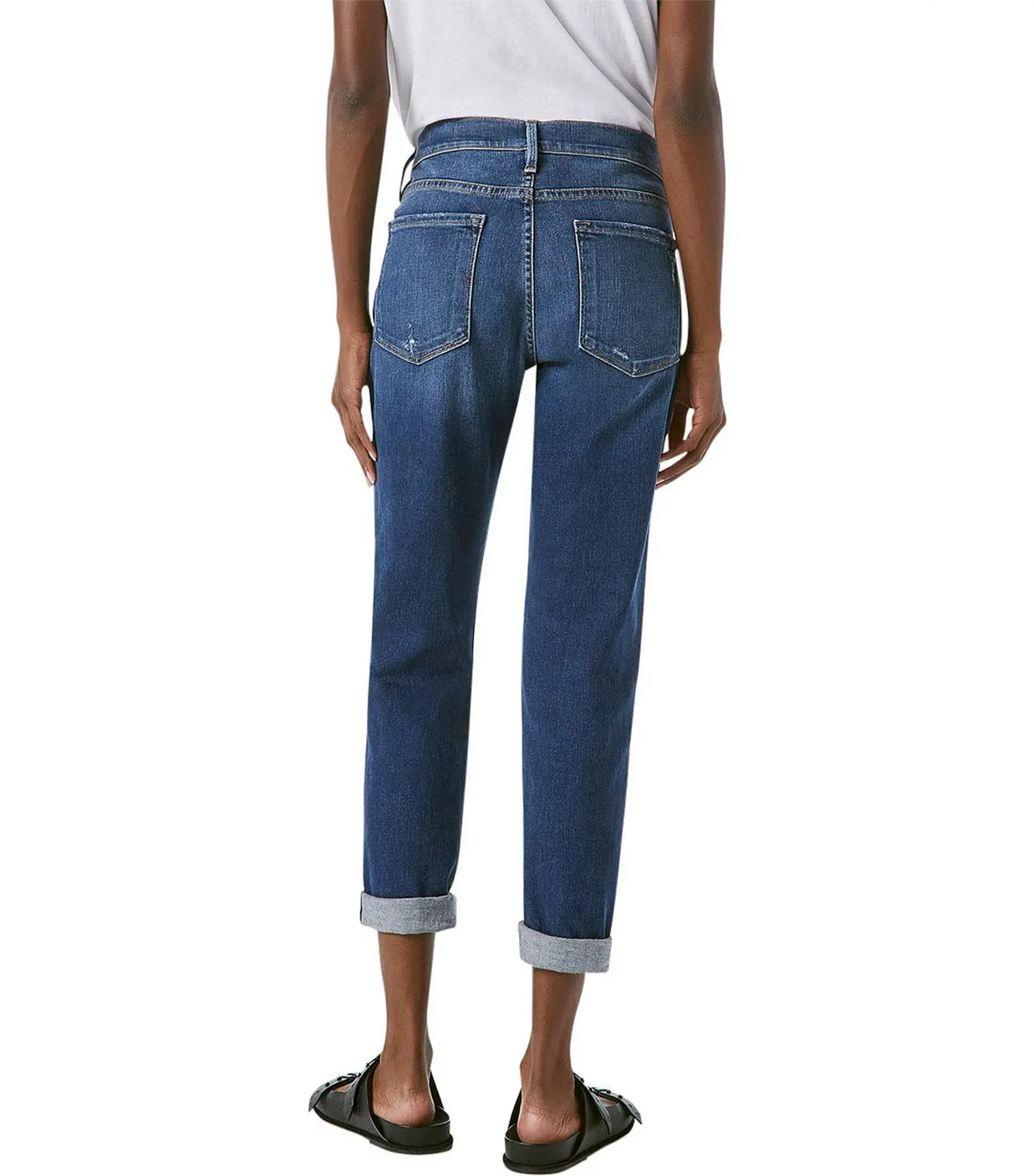 Frame Denim Le Garcon Mid Rise Slim Boyfriend Jean Azure Size 8/S  - Image 1