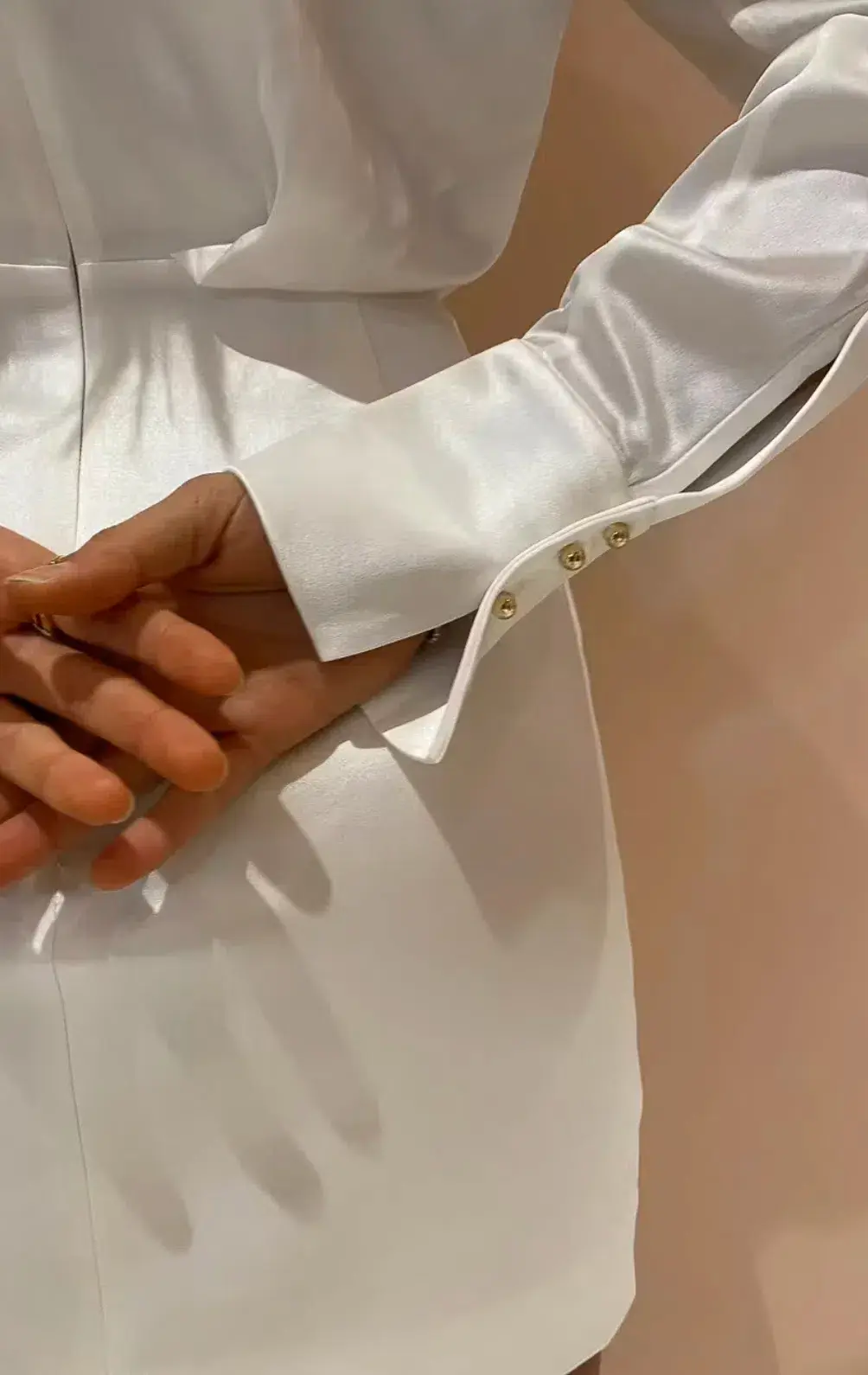 Acler Woodbine Mini  Dress in White Size AU 10 for rent on The Volte - main image