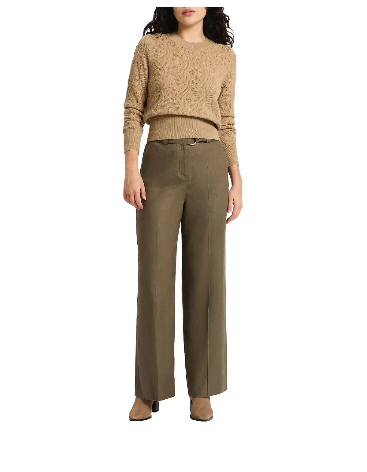Marcs Can't  Wait To Be Merino Knit Brown Size 10/M - Image 1