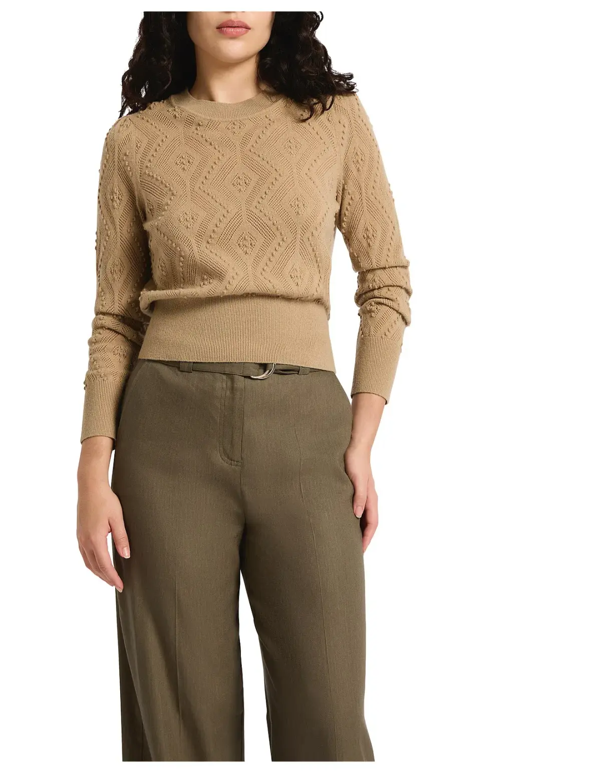 Marcs Can't  Wait To Be Merino Knit Brown Size 10/M - Image 2