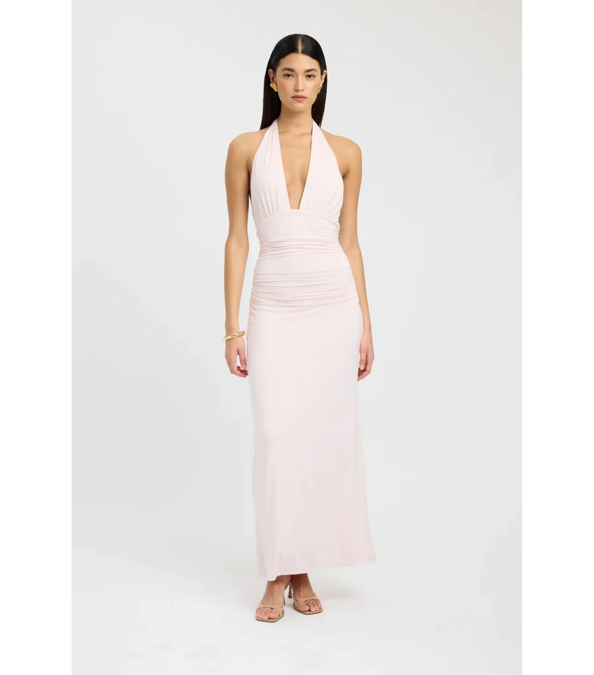 Kookai Leni Maxi Dress in Heavenly Pink Size AU 10 - Image 1